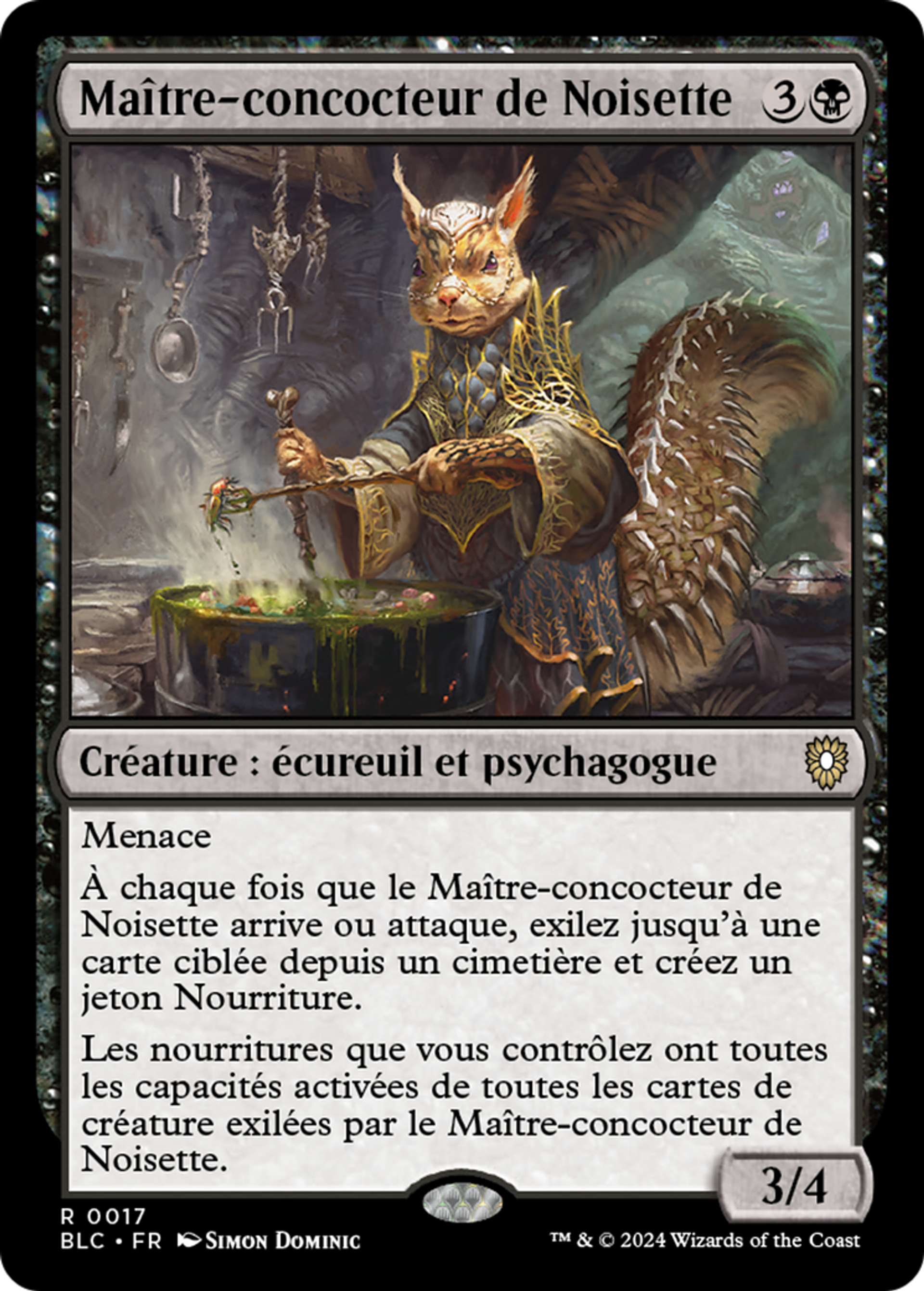 Maître-concocteur de Noisette — Bloomburrow Commander — Magic: The Gathering