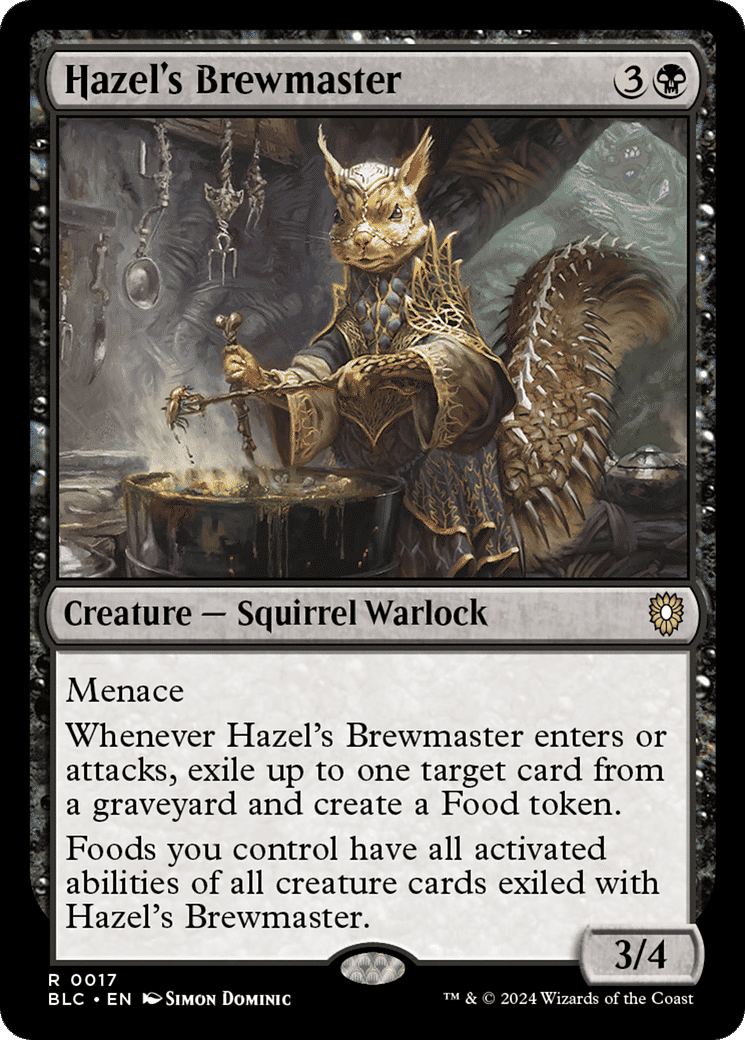 Hazel's Brewmaster — Bloomburrow Commander — Magic: The Gathering