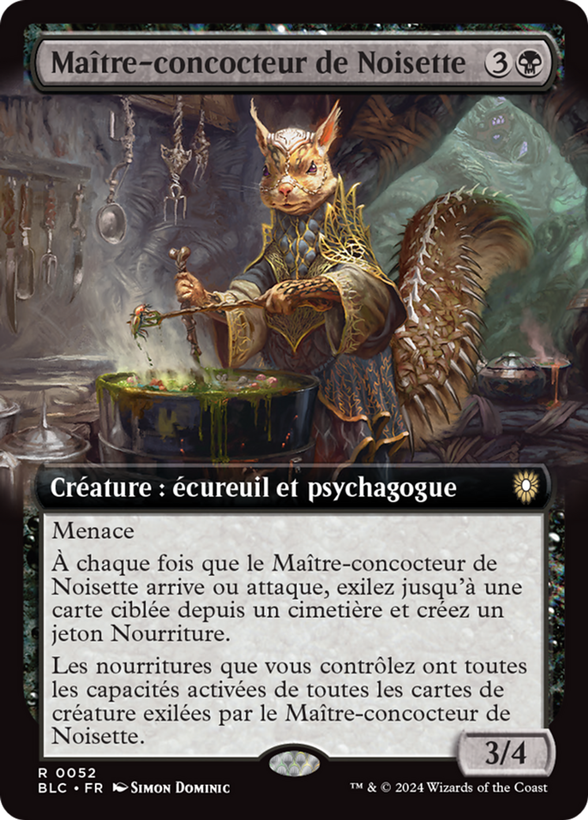 Maître-concocteur de Noisette — Bloomburrow Commander — Magic: The Gathering