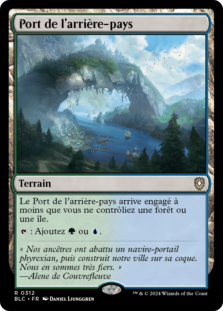 Port de l'arrière-pays — Bloomburrow Commander — Magic: The Gathering