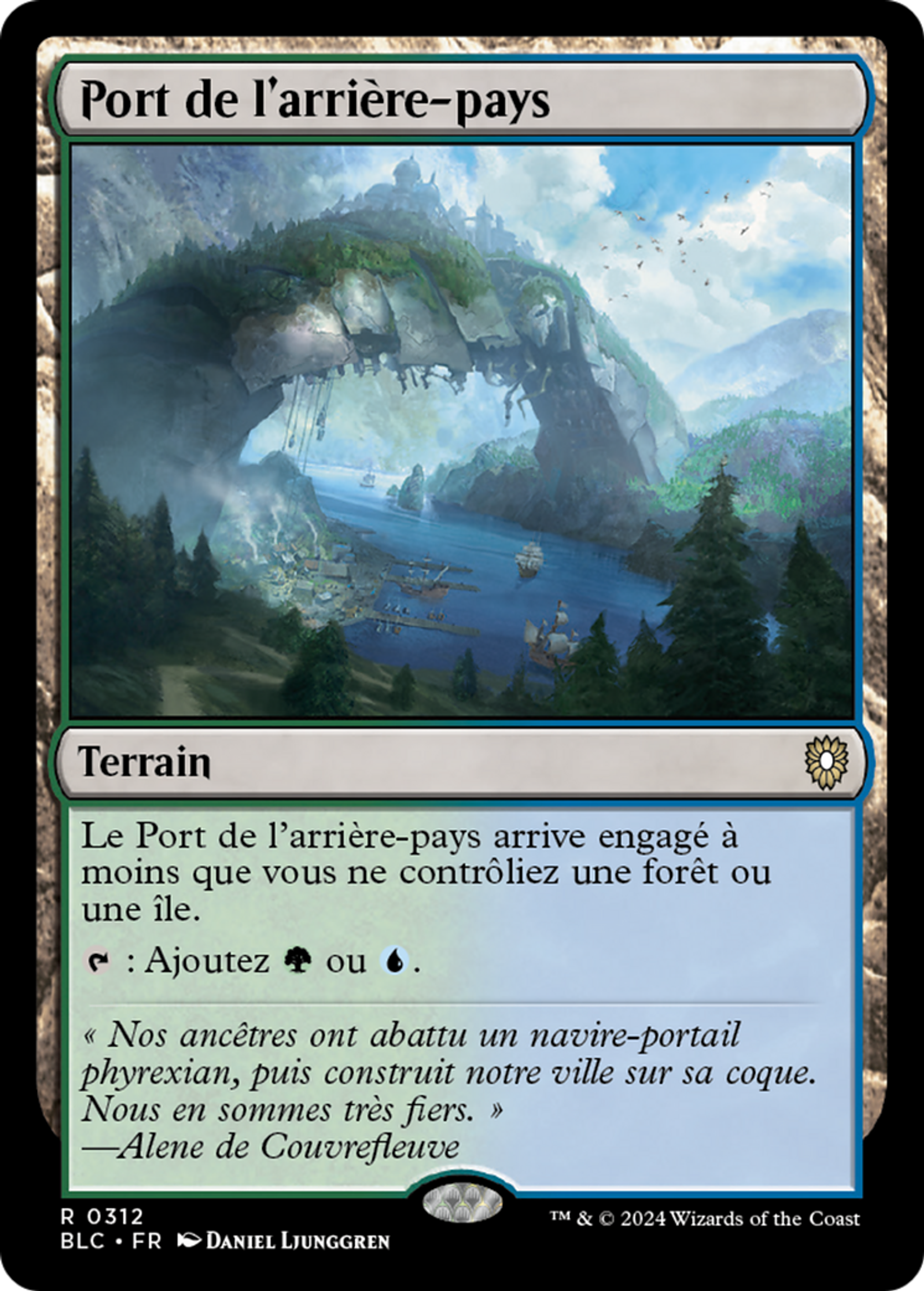 Port de l'arrière-pays — Bloomburrow Commander — Magic: The Gathering