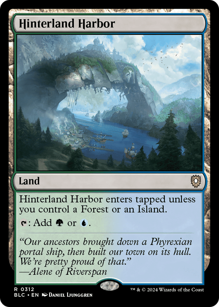 Port de l'arrière-pays — Bloomburrow Commander — Magic: The Gathering