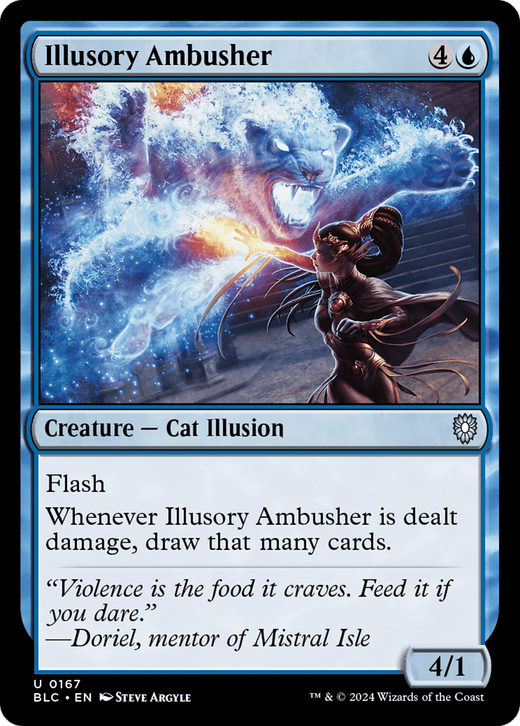 Illusory Ambusher — Bloomburrow Commander — Magic: The Gathering