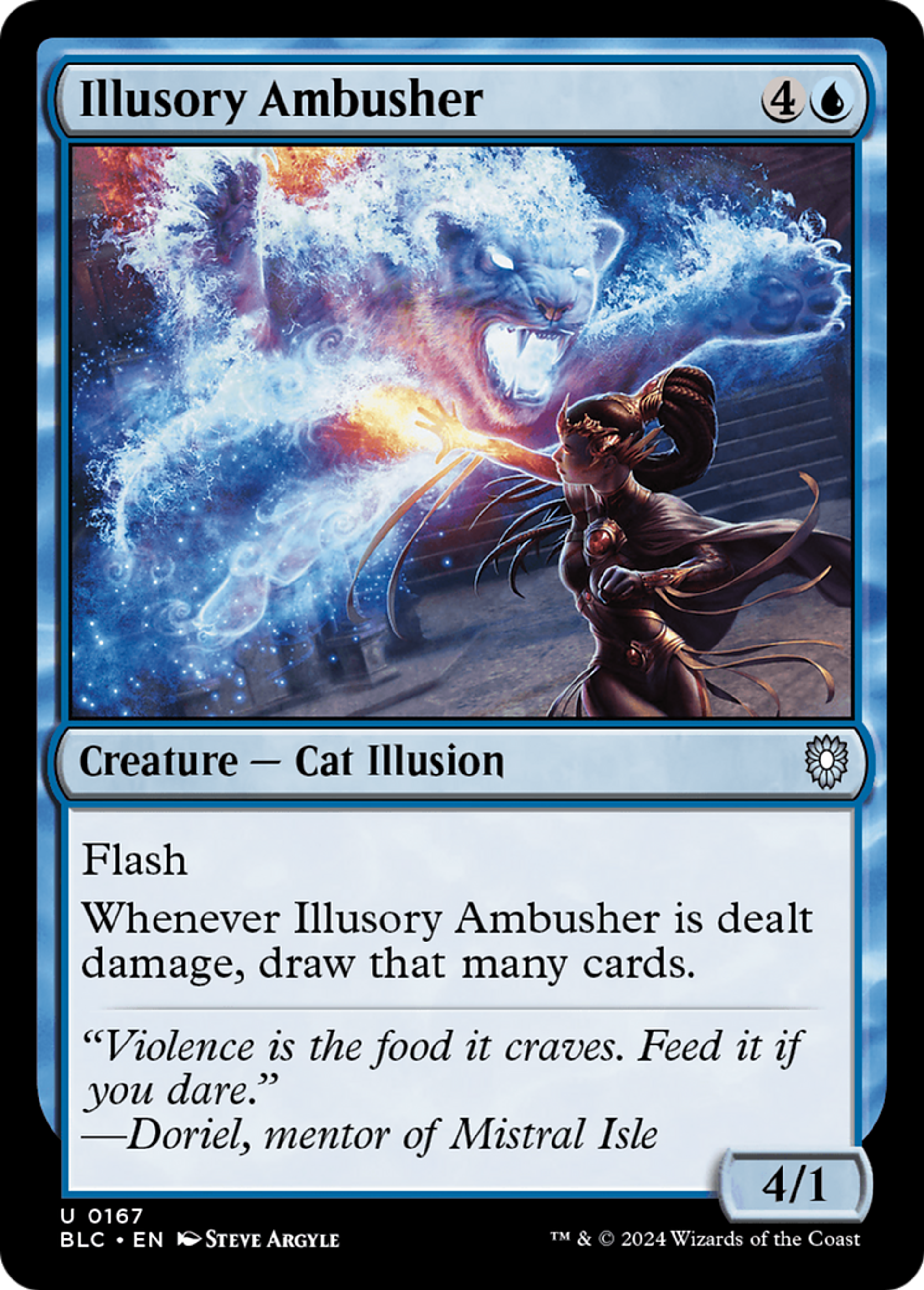 Illusory Ambusher — Bloomburrow Commander — Magic: The Gathering