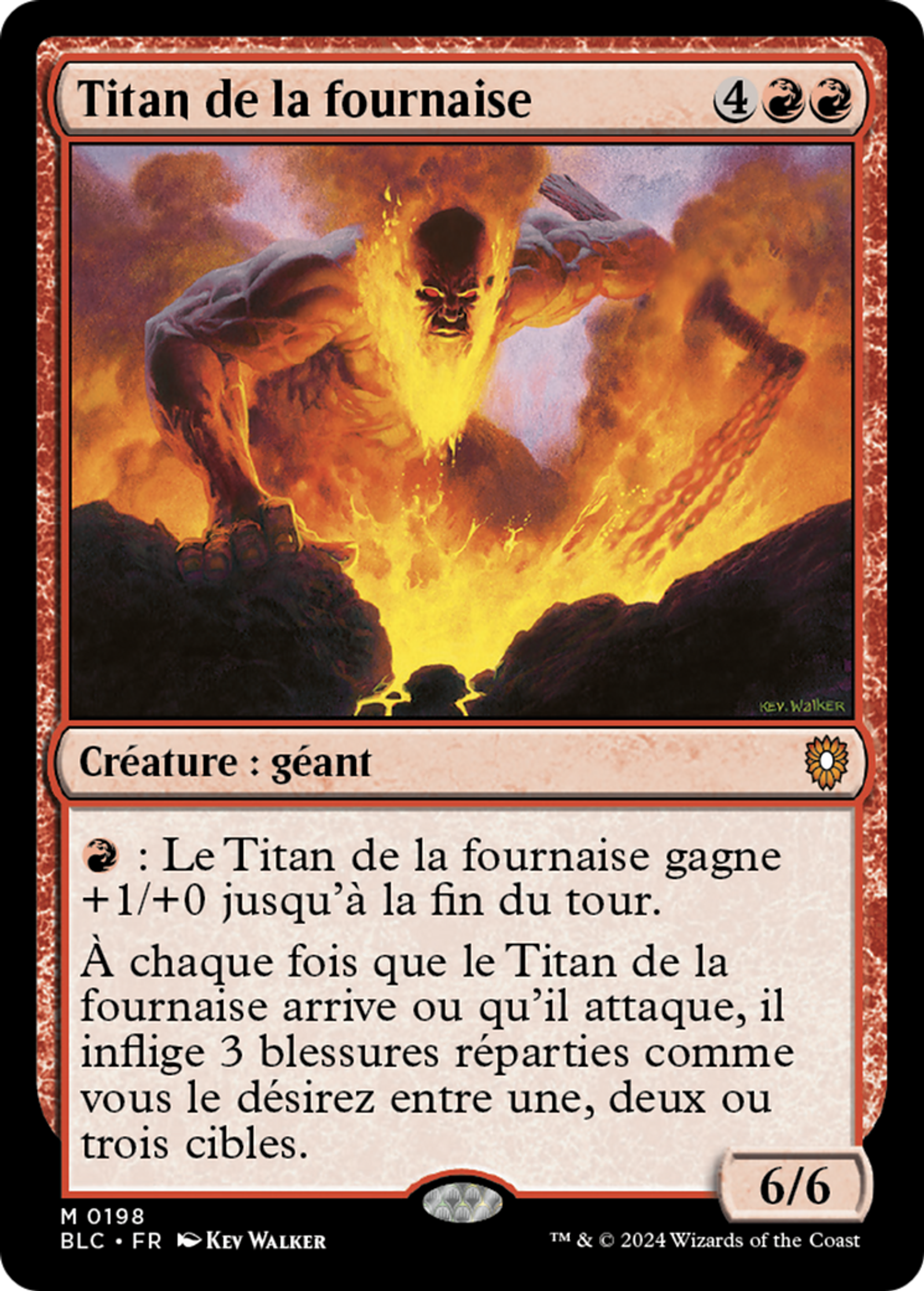 Titan de la fournaise — Bloomburrow Commander — Magic: The Gathering