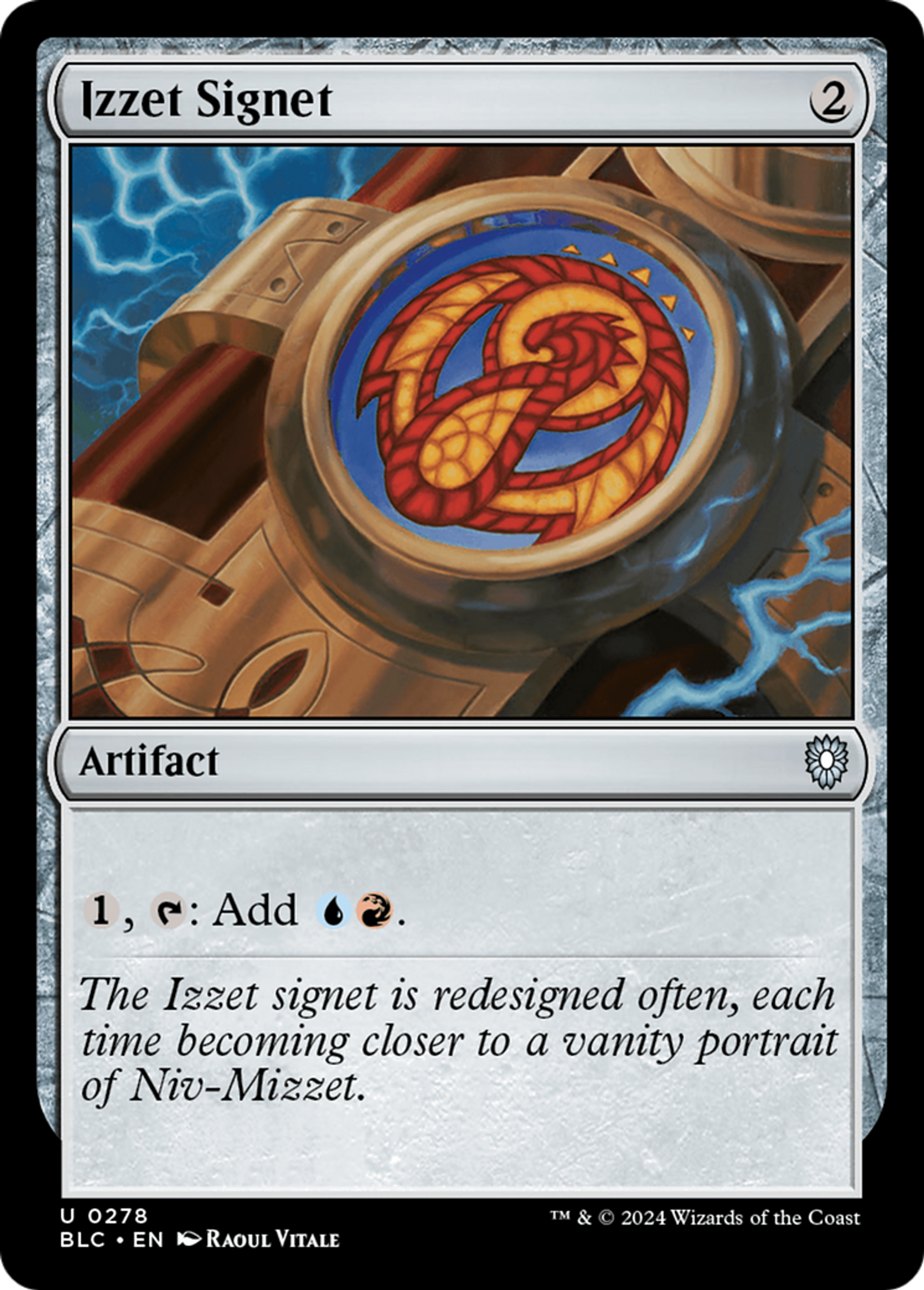 Izzet Signet — Bloomburrow Commander — Magic: The Gathering