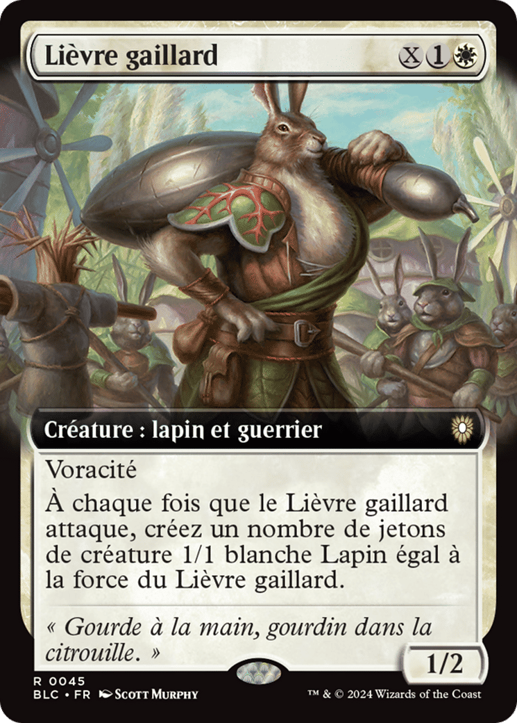 Lièvre gaillard — Bloomburrow Commander — Magic: The Gathering