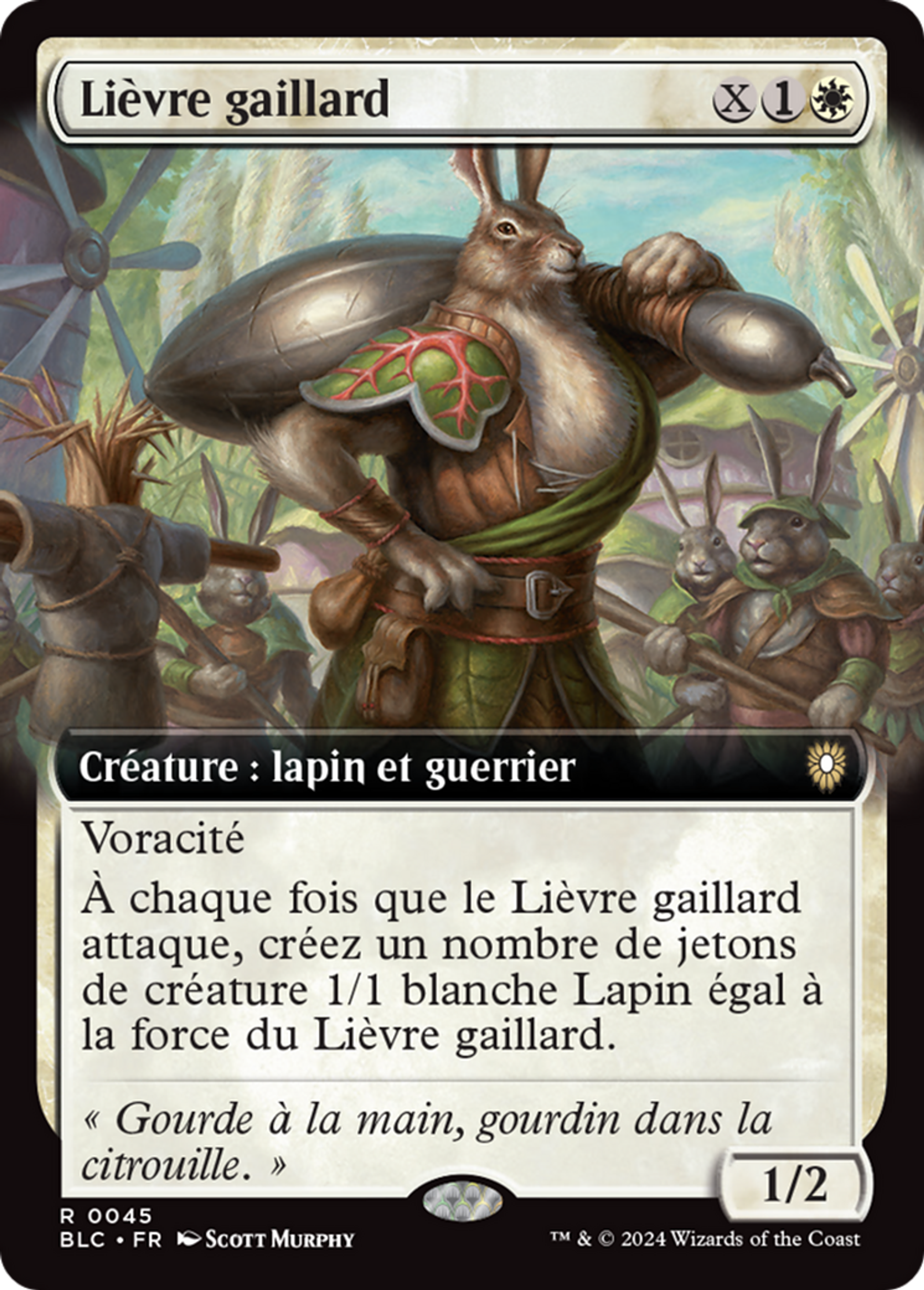Lièvre gaillard — Bloomburrow Commander — Magic: The Gathering