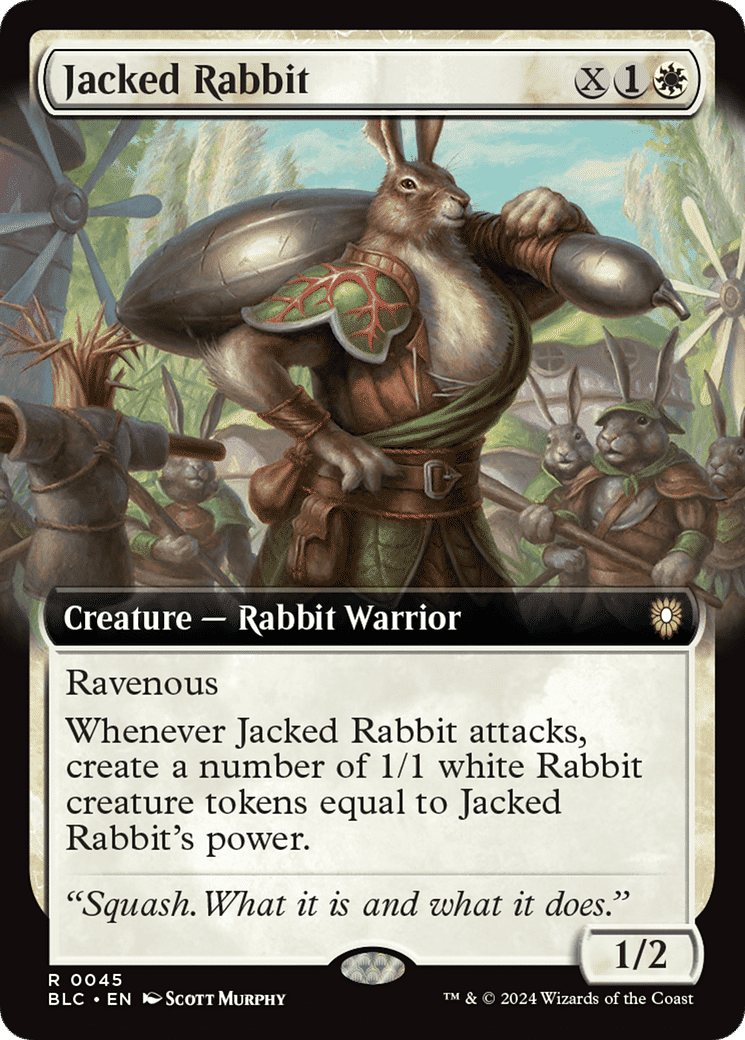 Jacked Rabbit — Bloomburrow Commander — Magic: The Gathering