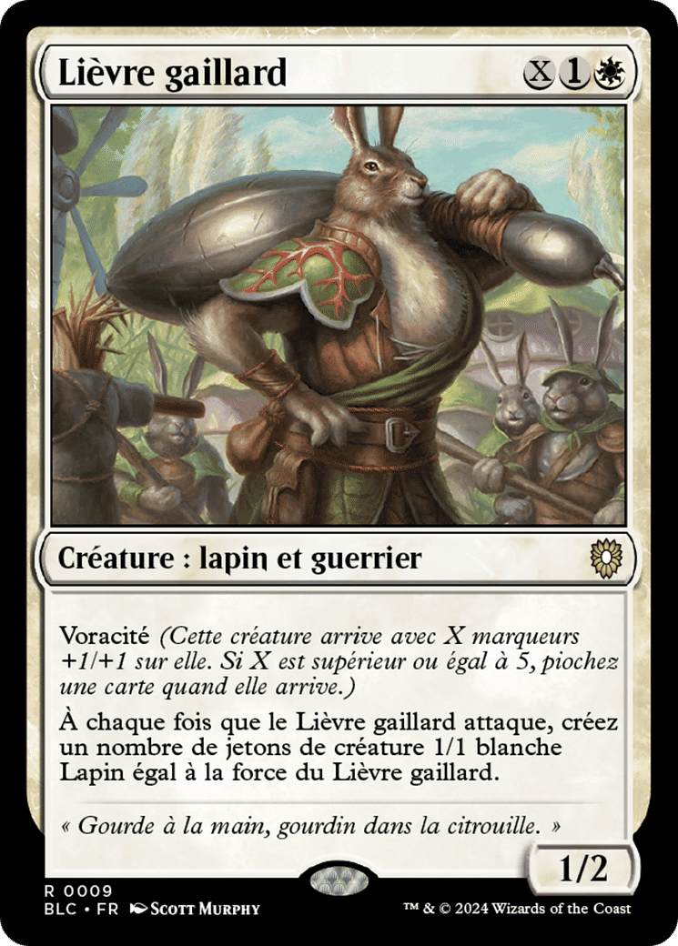 Lièvre gaillard — Bloomburrow Commander — Magic: The Gathering