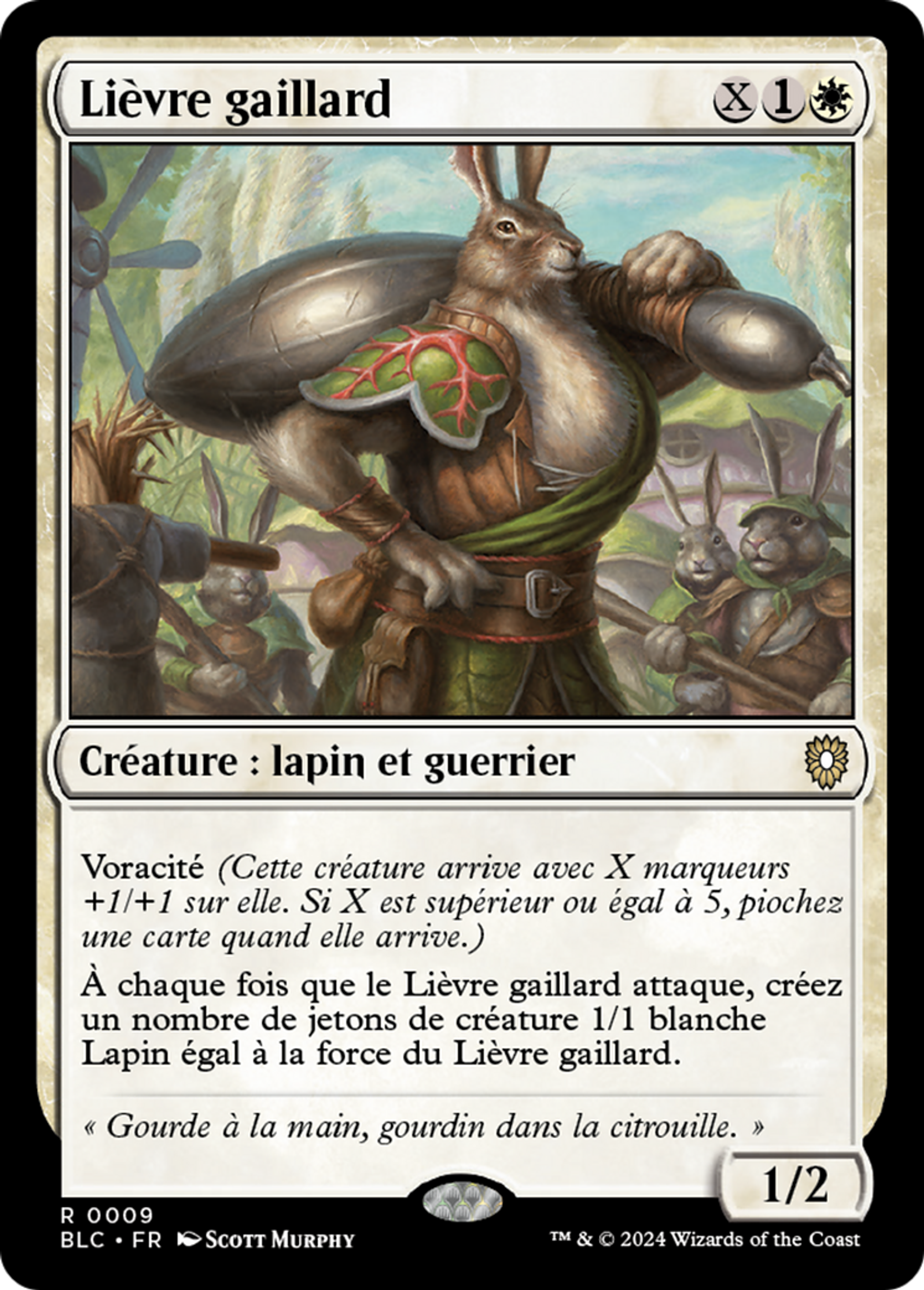 Lièvre gaillard — Bloomburrow Commander — Magic: The Gathering