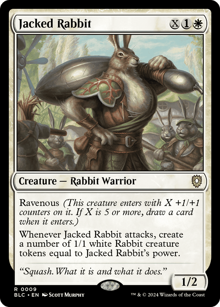 Jacked Rabbit — Bloomburrow Commander — Magic: The Gathering