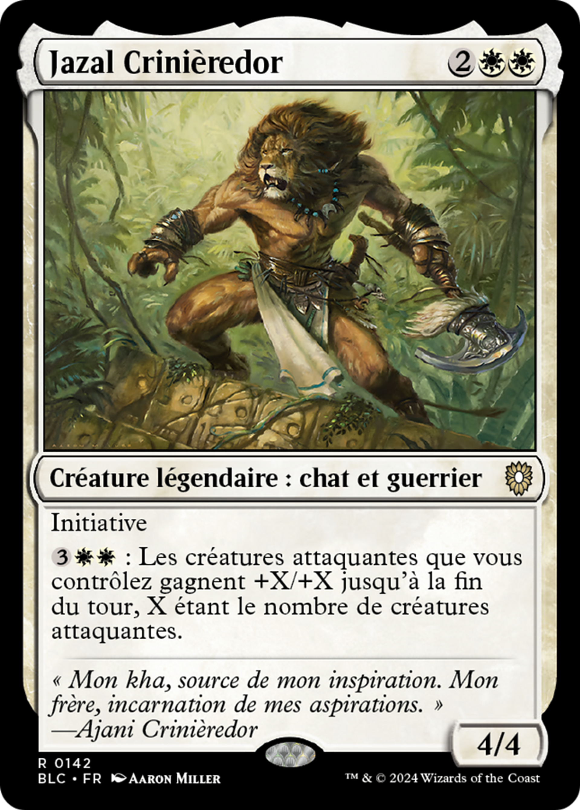 Jazal Crinièredor — Bloomburrow Commander — Magic: The Gathering
