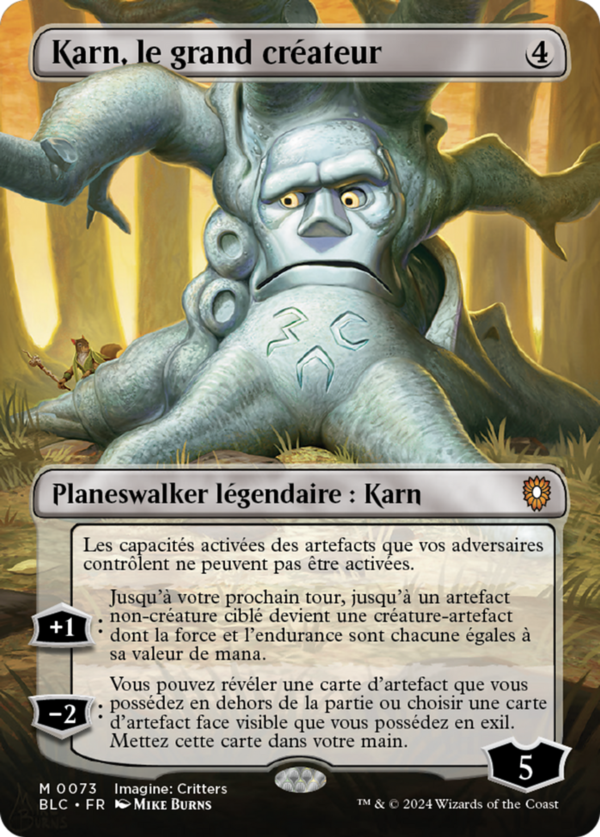 Karn, le grand créateur — Bloomburrow Commander — Magic: The Gathering
