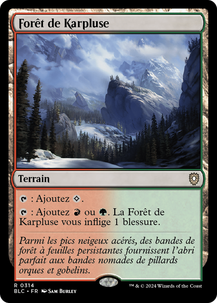 Forêt de Karpluse — Bloomburrow Commander — Magic: The Gathering