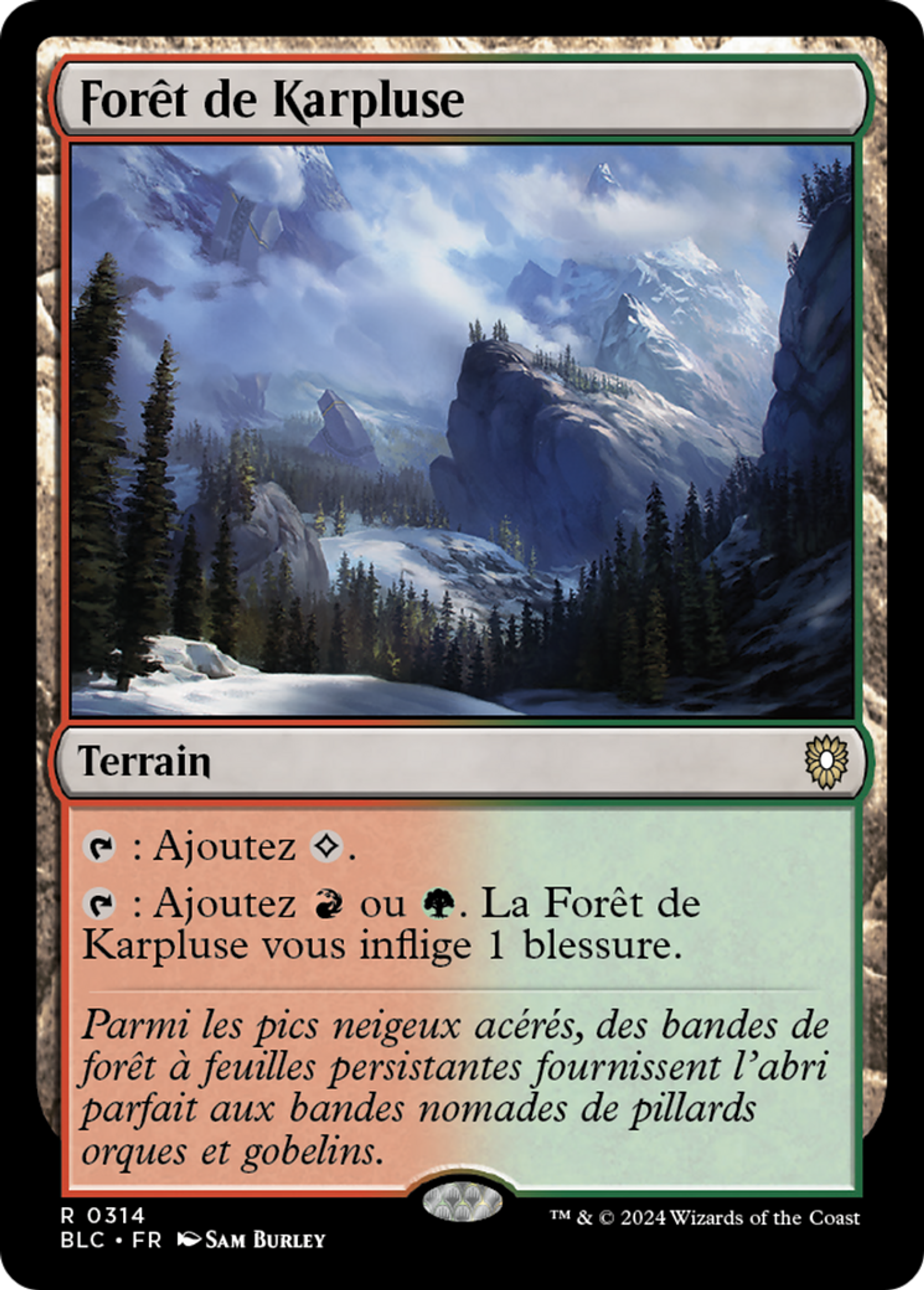 Forêt de Karpluse — Bloomburrow Commander — Magic: The Gathering