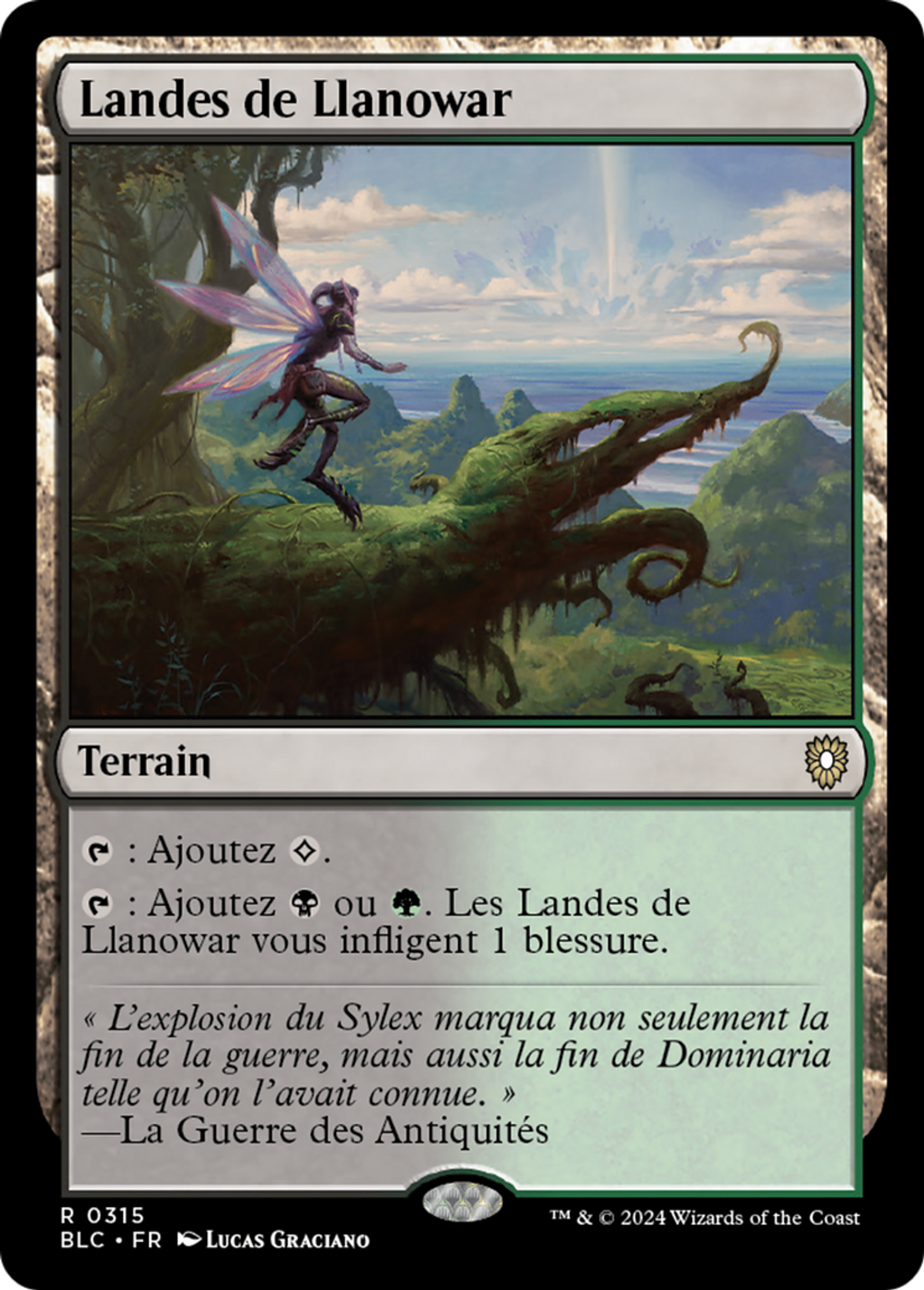 Landes de Llanowar — Bloomburrow Commander — Magic: The Gathering