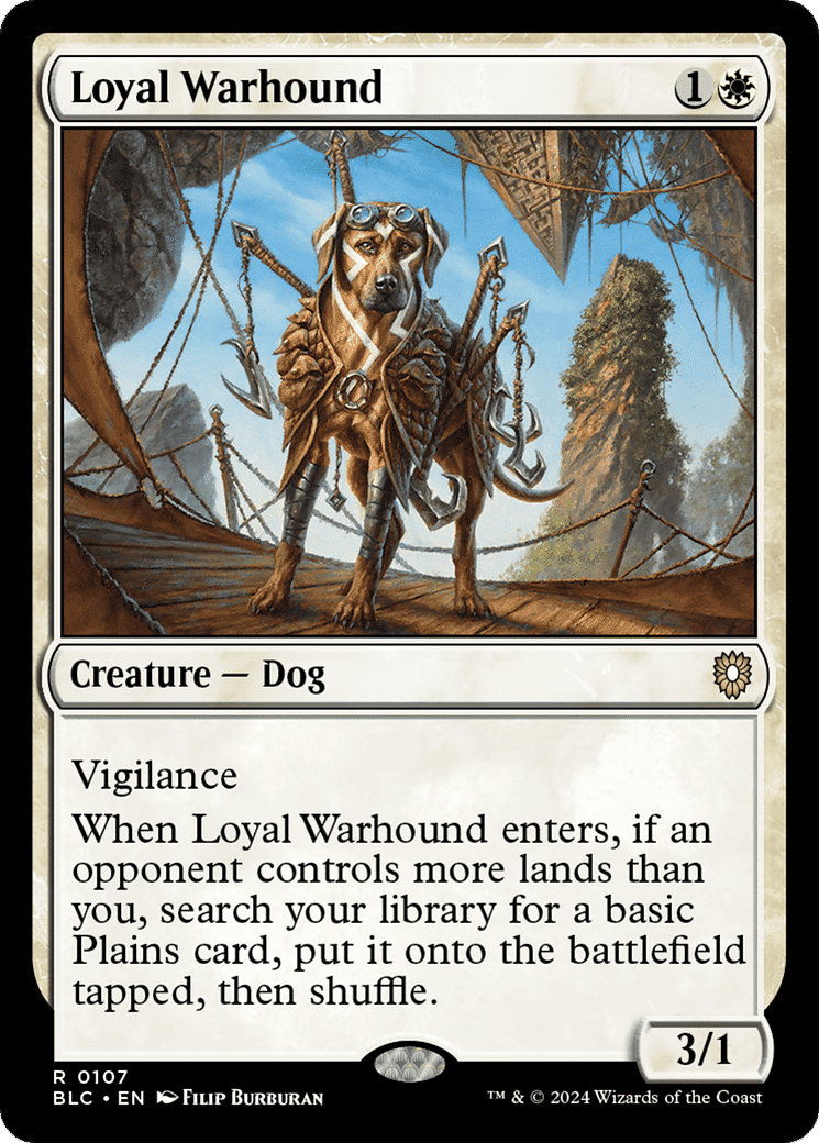 Loyal Warhound — Bloomburrow Commander — Magic: The Gathering