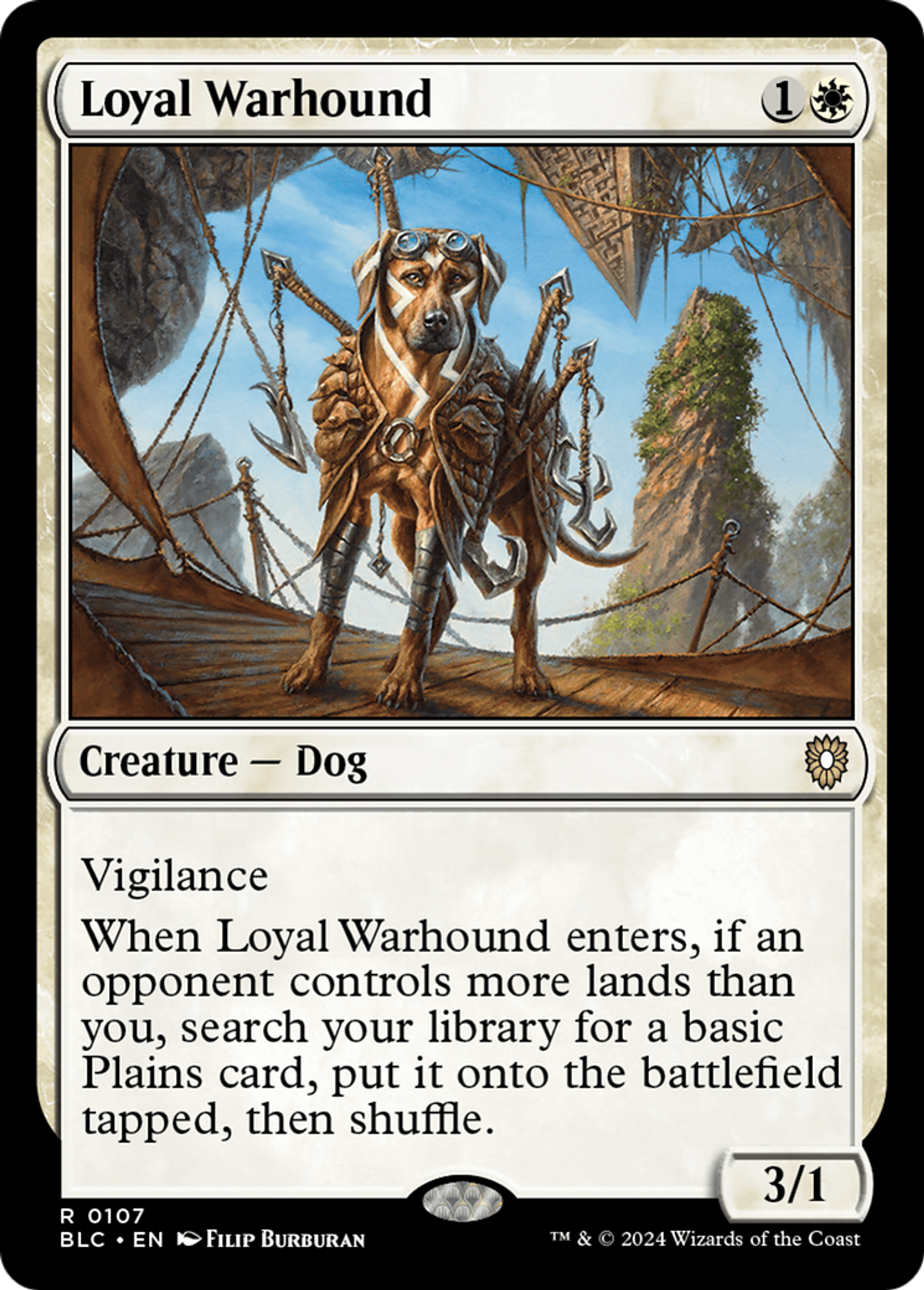 Loyal Warhound — Bloomburrow Commander — Magic: The Gathering