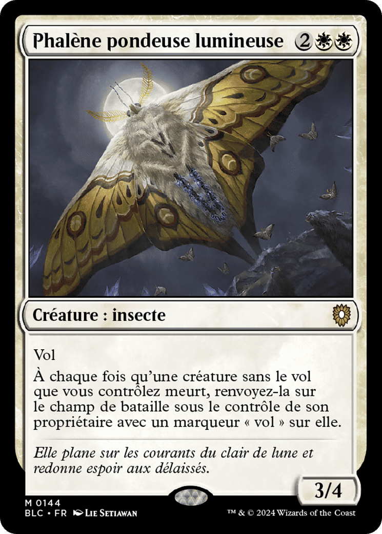 Phalène pondeuse lumineuse — Bloomburrow Commander — Magic: The Gathering