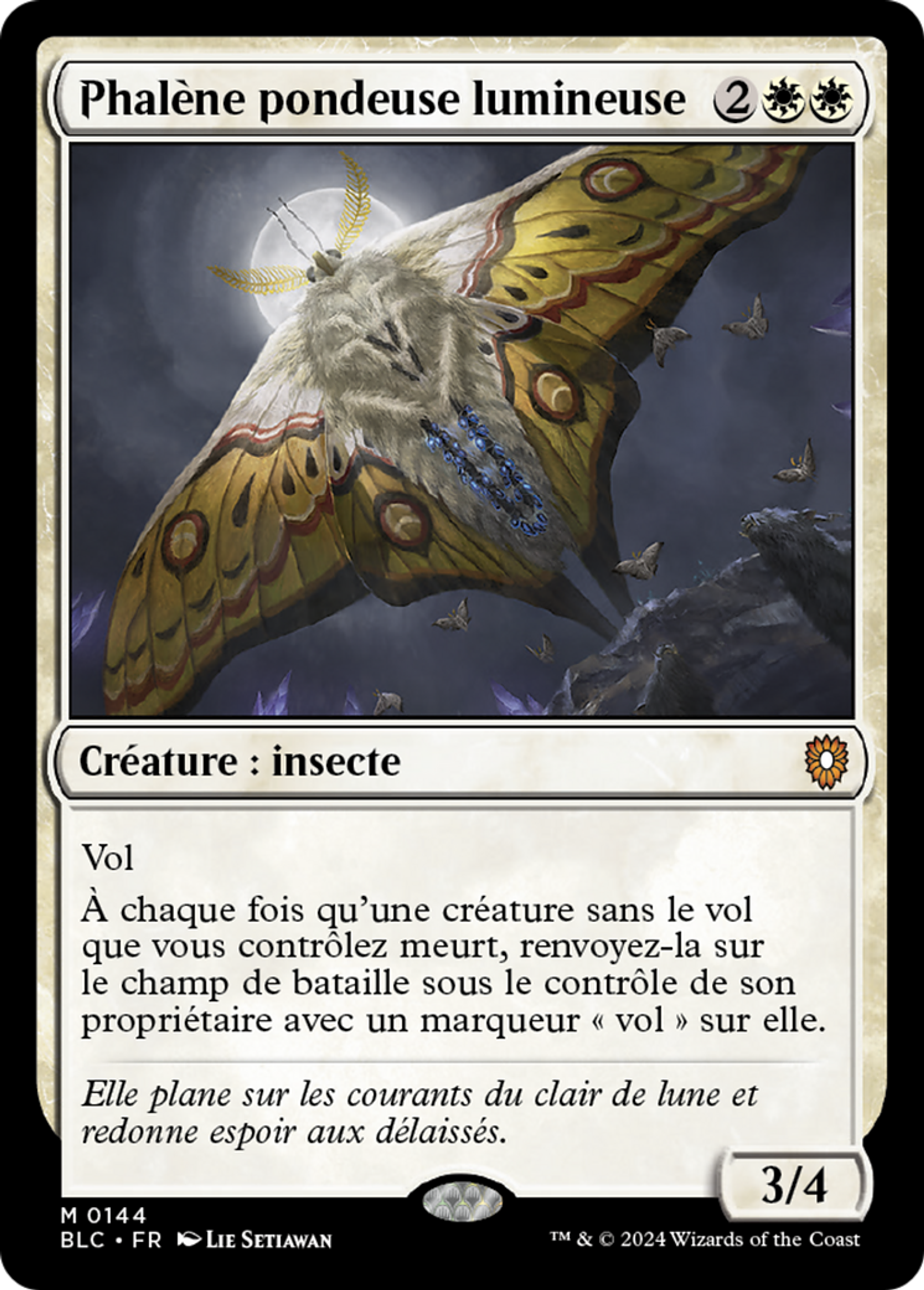 Phalène pondeuse lumineuse — Bloomburrow Commander — Magic: The Gathering