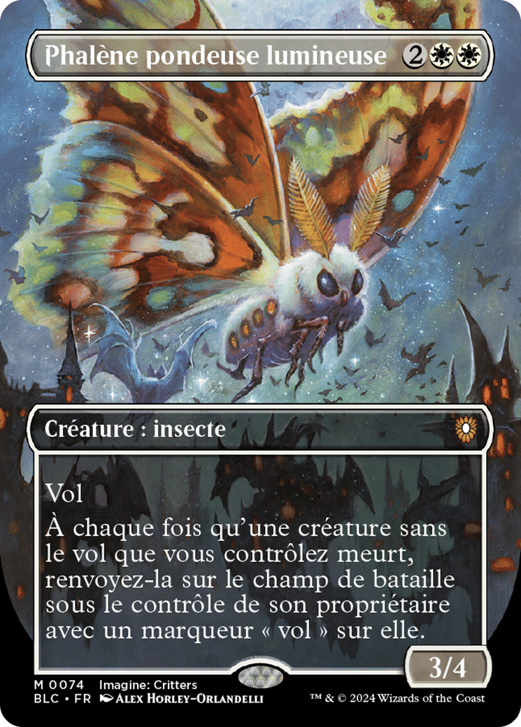 Phalène pondeuse lumineuse — Bloomburrow Commander — Magic: The Gathering