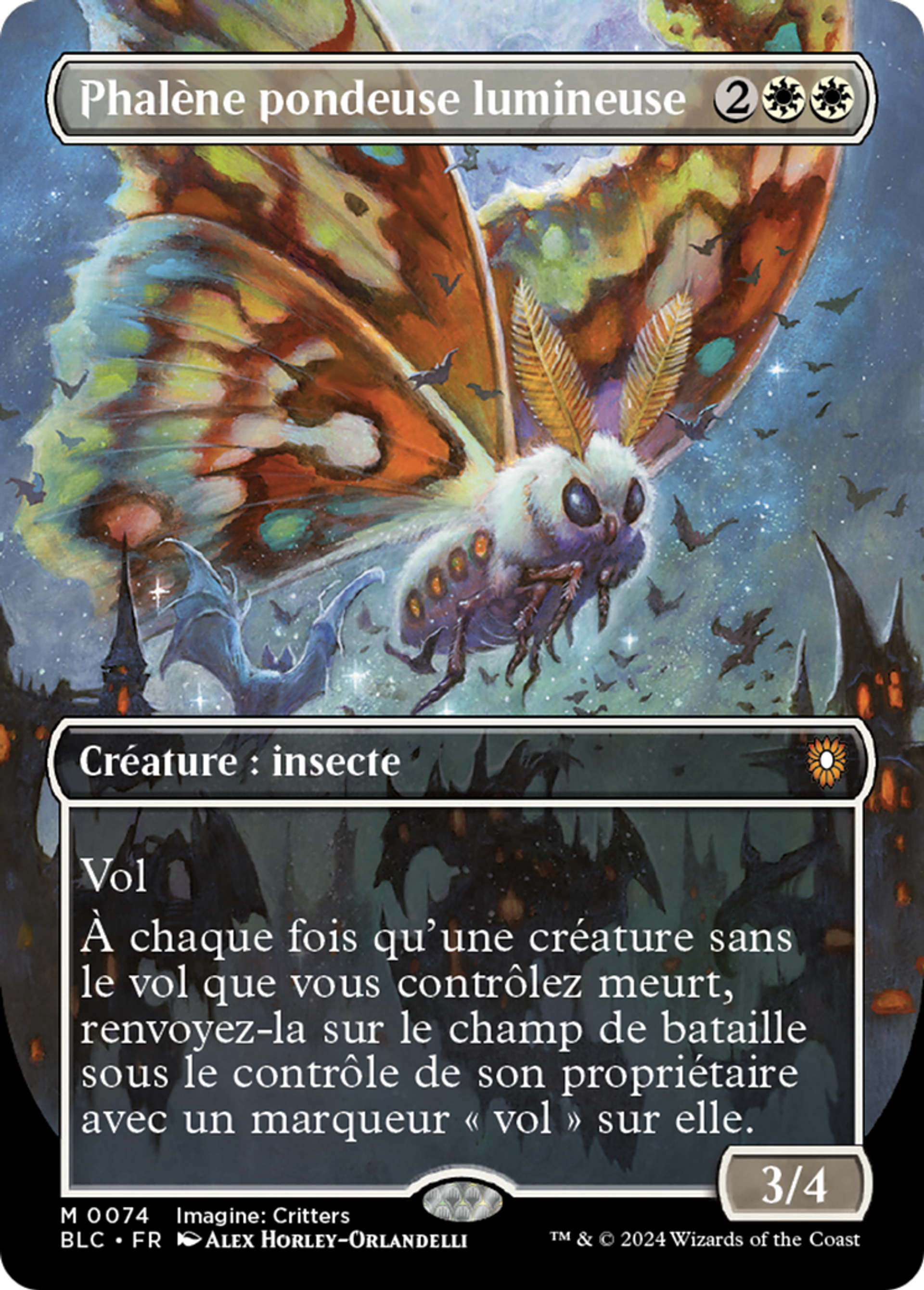 Phalène pondeuse lumineuse — Bloomburrow Commander — Magic: The Gathering