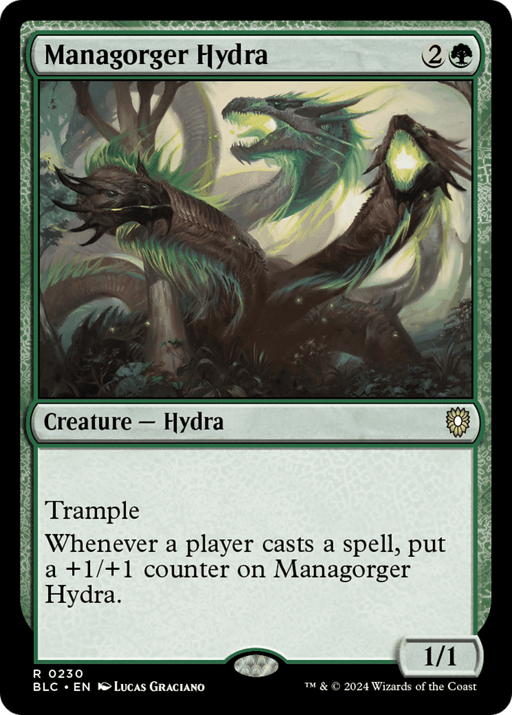 Managorger Hydra — Bloomburrow Commander — Magic: The Gathering