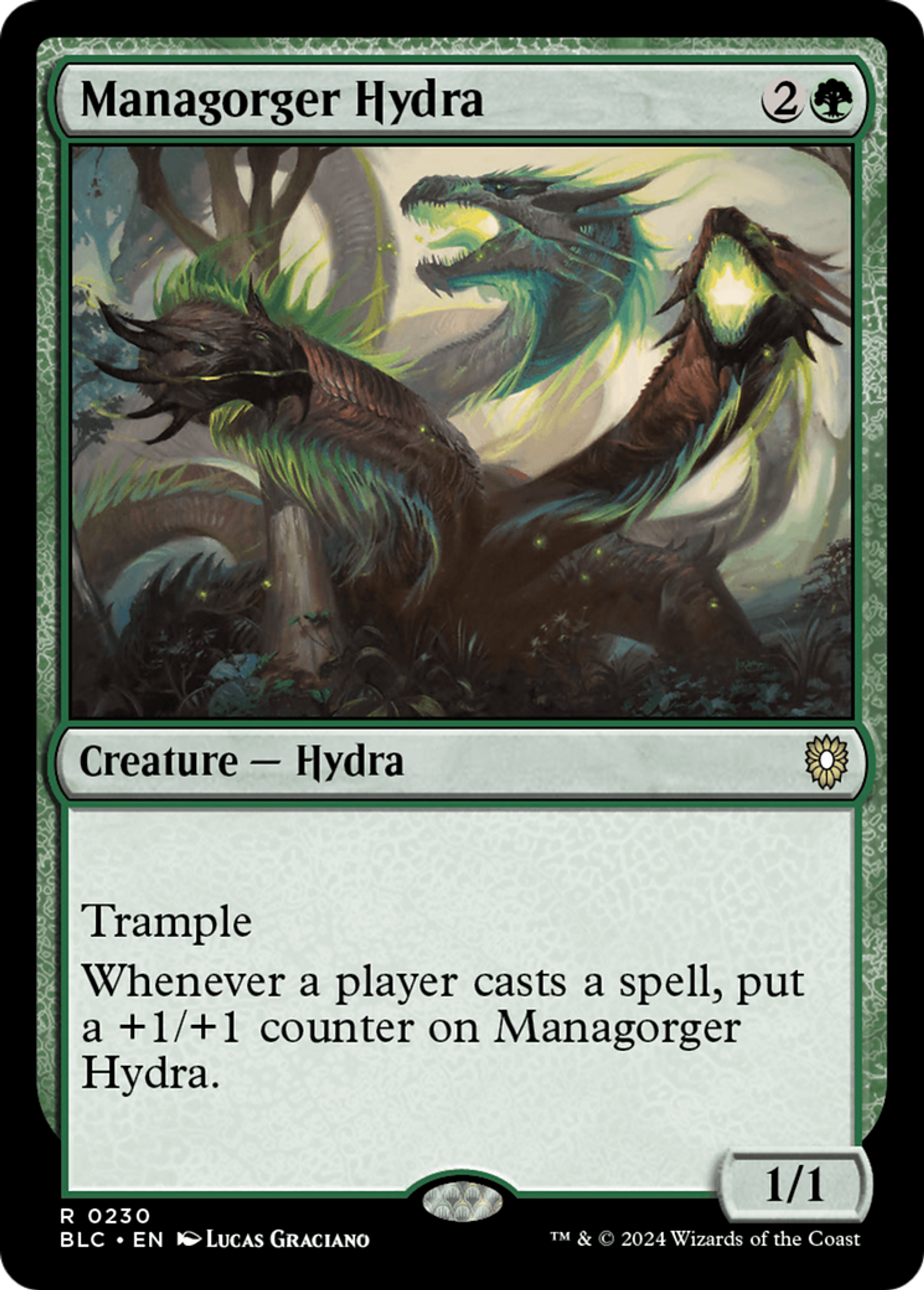Hydre avaleuse de mana — Bloomburrow Commander — Magic: The Gathering