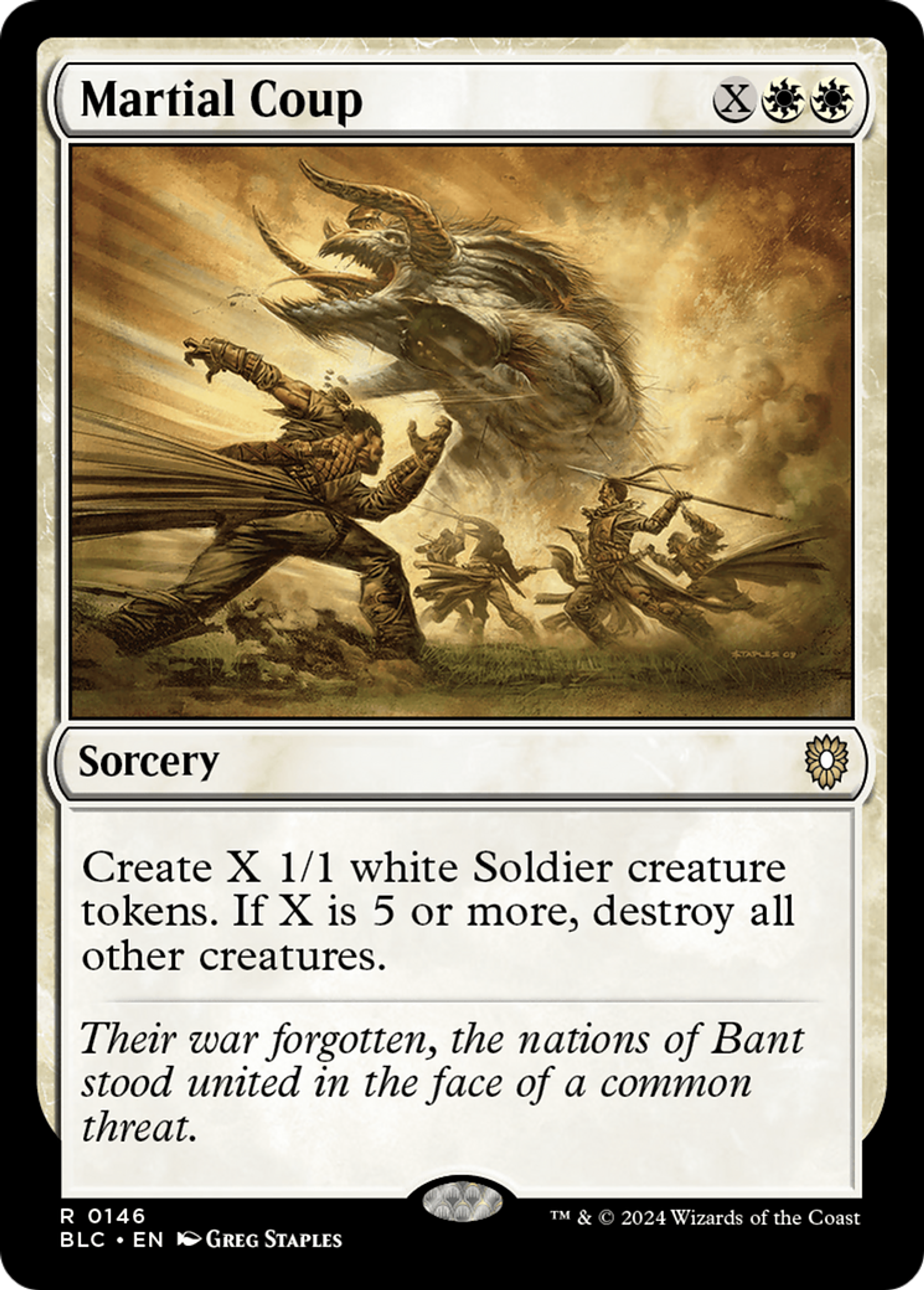 Martial Coup — Bloomburrow Commander — Magic: The Gathering