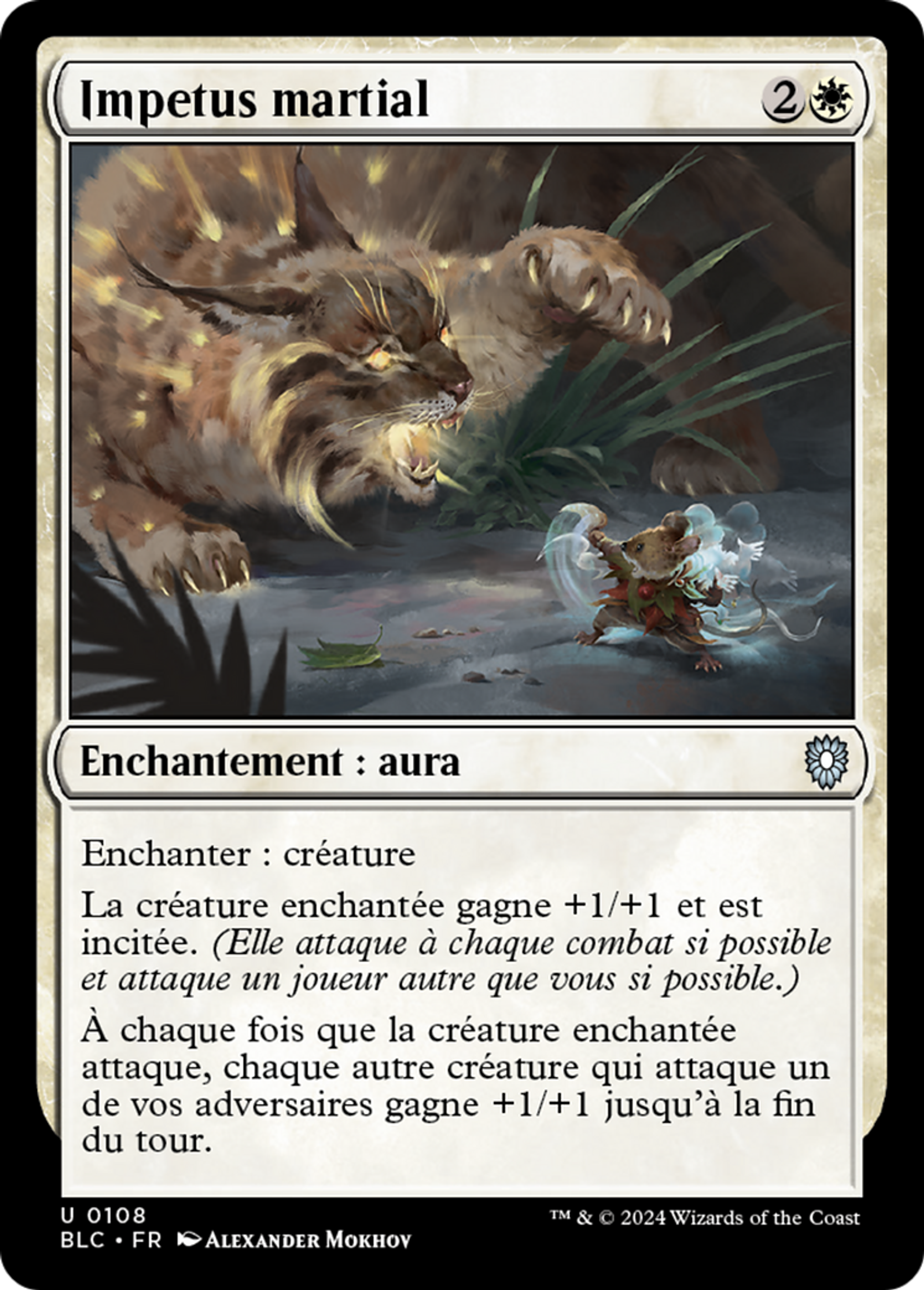 Impetus martial — Bloomburrow Commander — Magic: The Gathering
