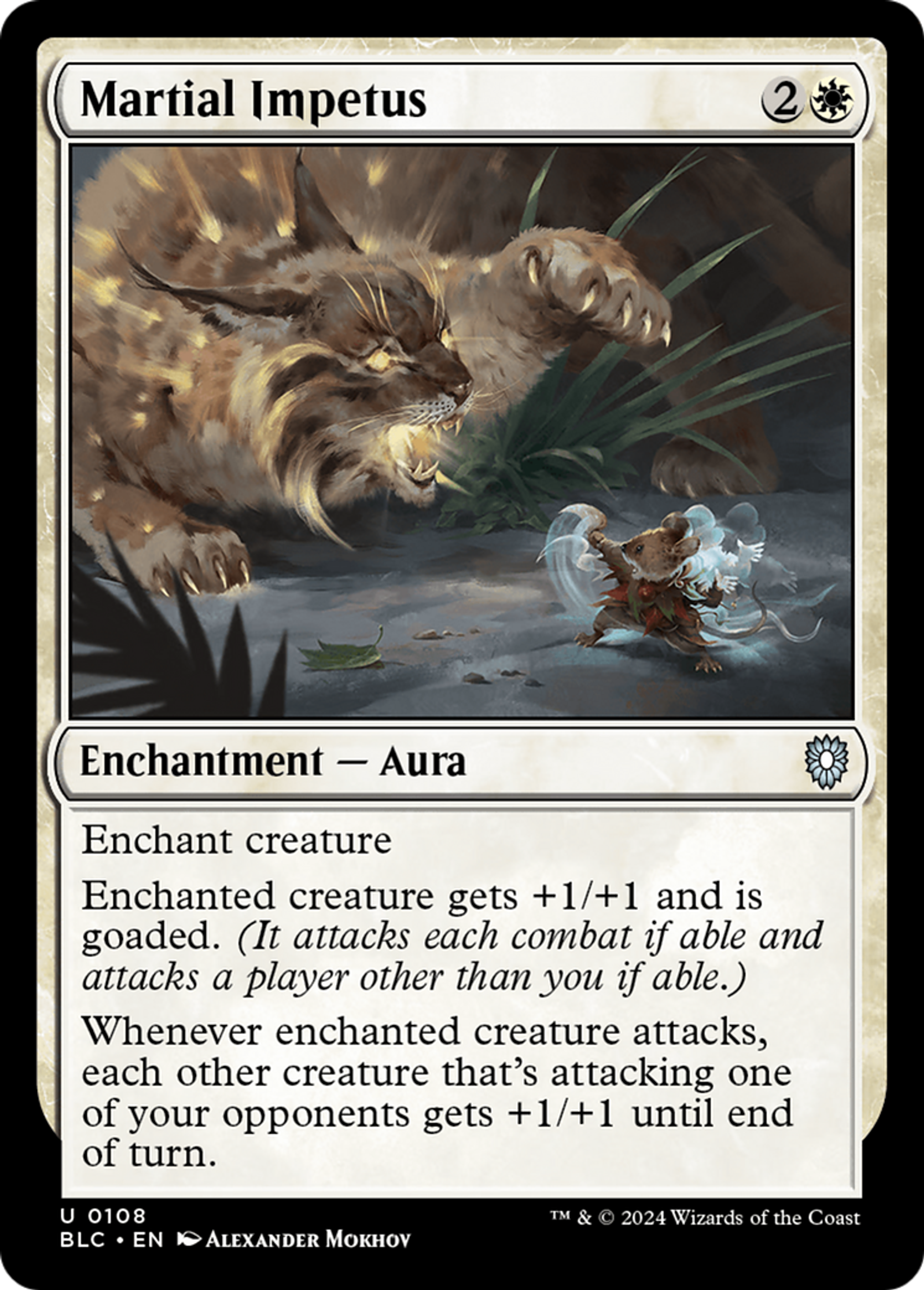 Martial Impetus — Bloomburrow Commander — Magic: The Gathering