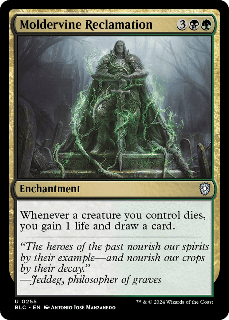 Moldervine Reclamation — Bloomburrow Commander — Magic: The Gathering