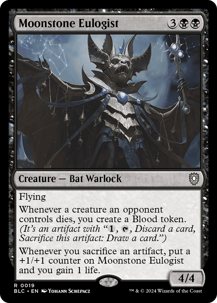 Moonstone Eulogist — Bloomburrow Commander — Magic: The Gathering