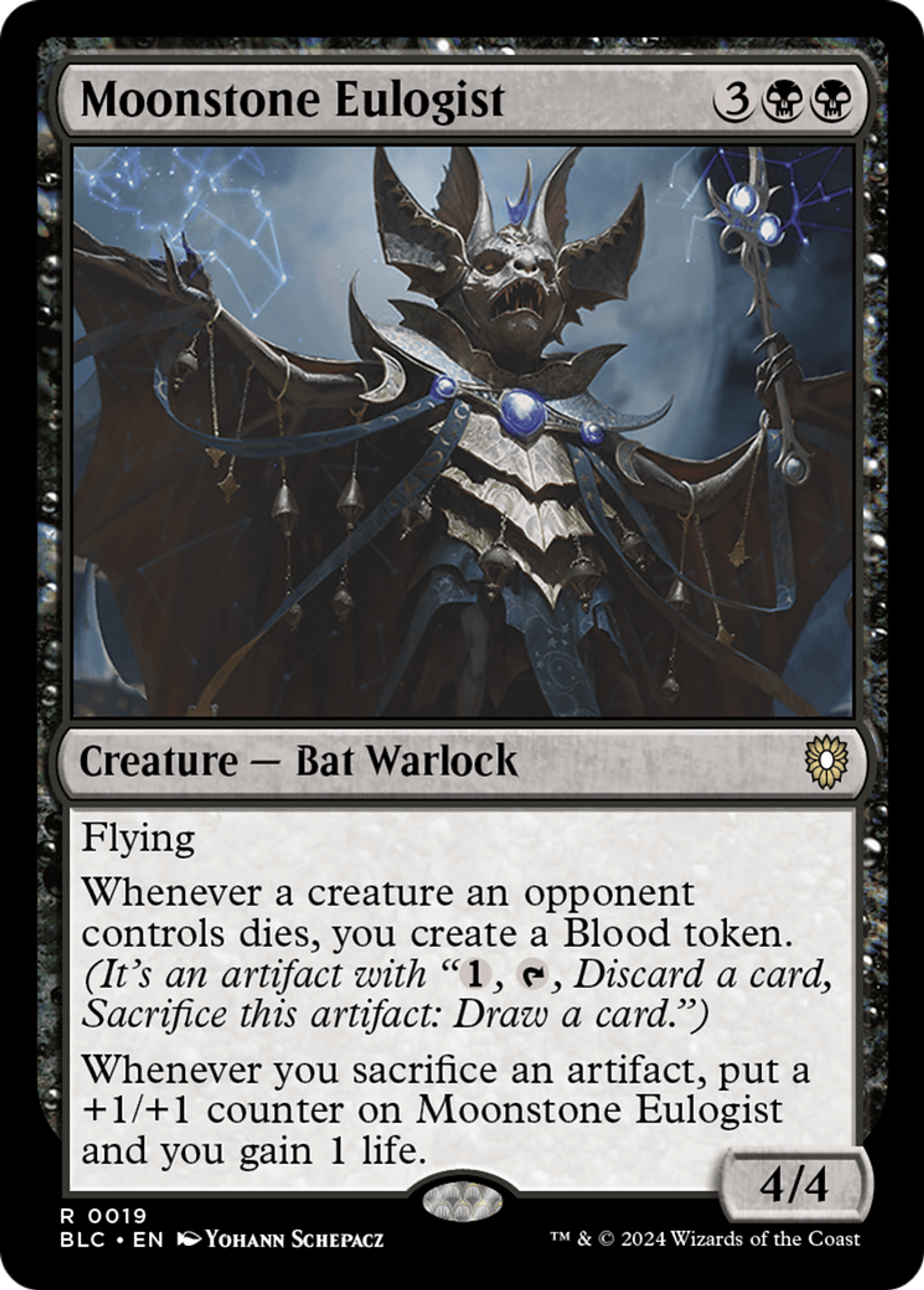 Moonstone Eulogist — Bloomburrow Commander — Magic: The Gathering