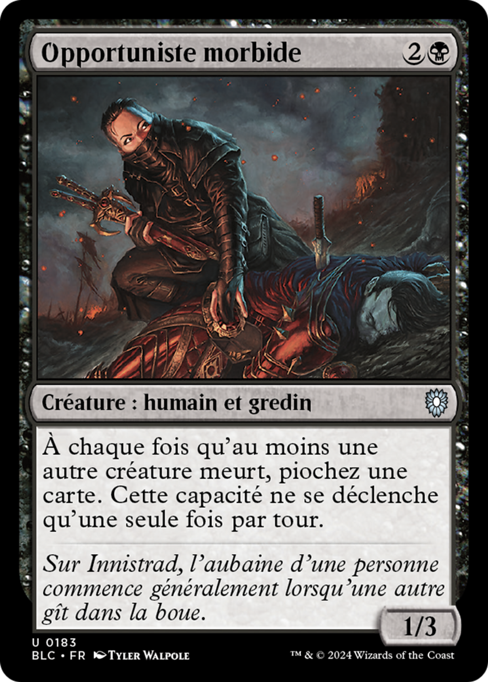 Opportuniste morbide — Bloomburrow Commander — Magic: The Gathering