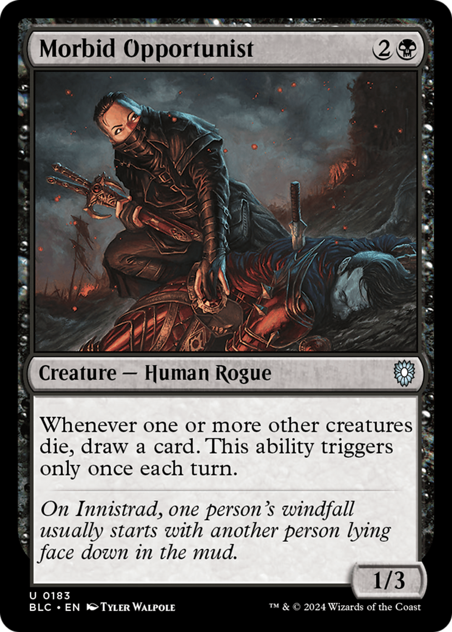 Morbid Opportunist — Bloomburrow Commander — Magic: The Gathering