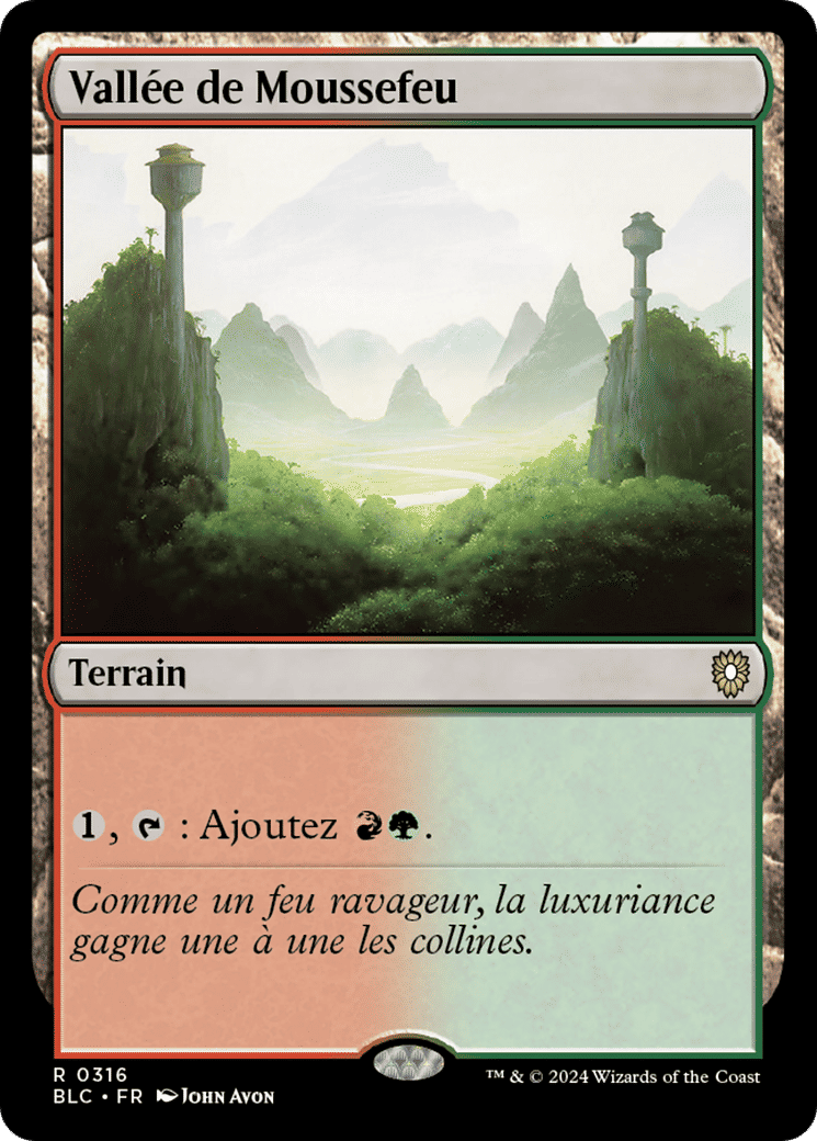 Vallée de Moussefeu — Bloomburrow Commander — Magic: The Gathering