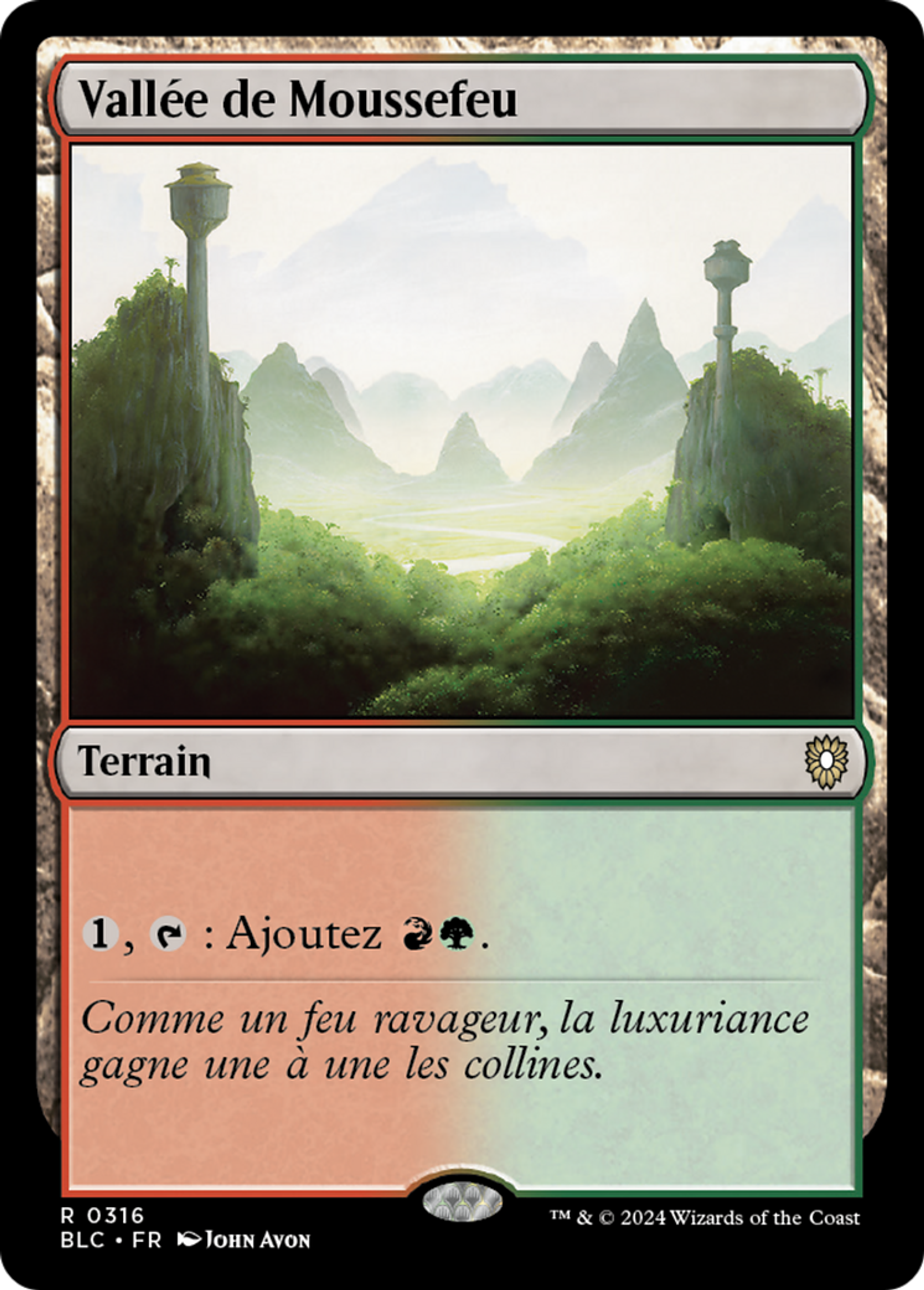 Vallée de Moussefeu — Bloomburrow Commander — Magic: The Gathering