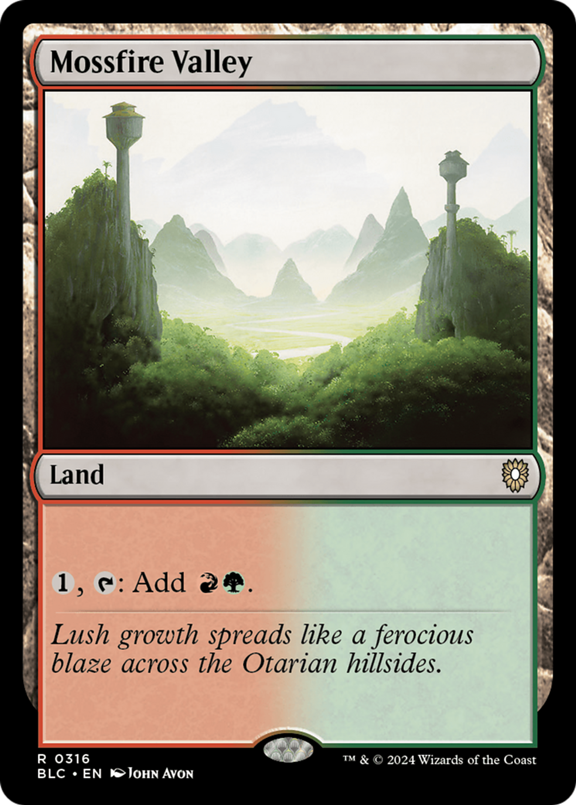 Mossfire Valley — Bloomburrow Commander — Magic: The Gathering