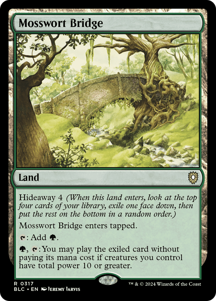 Mosswort Bridge — Bloomburrow Commander — Magic: The Gathering