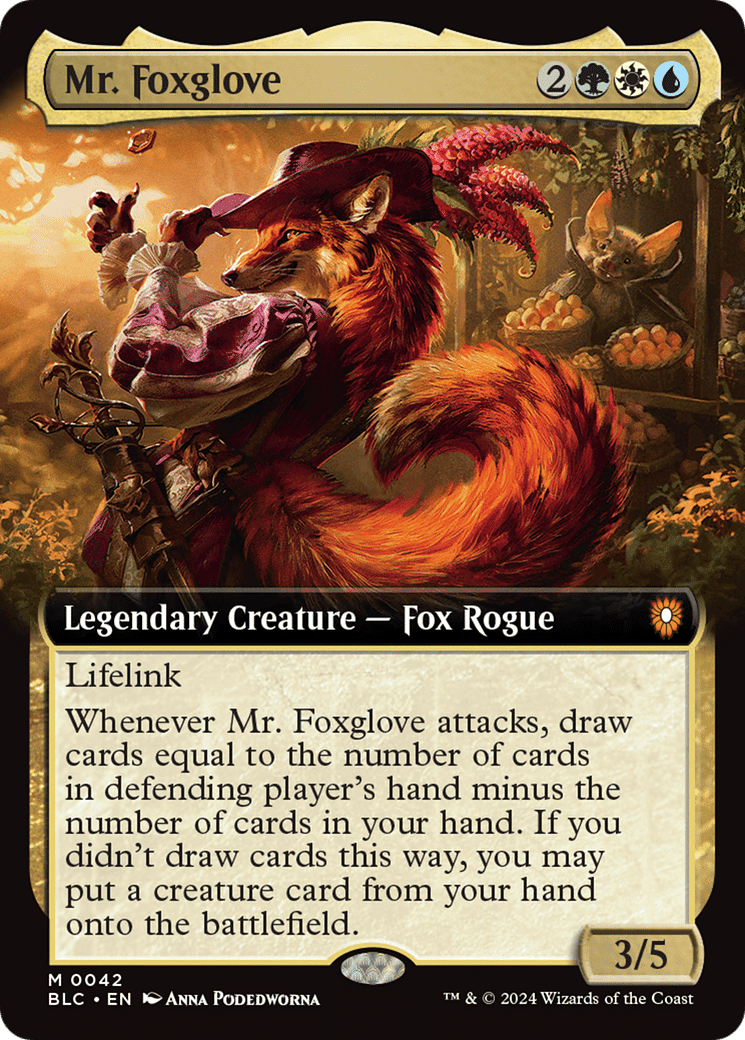 Mr. Foxglove — Bloomburrow Commander — Magic: The Gathering