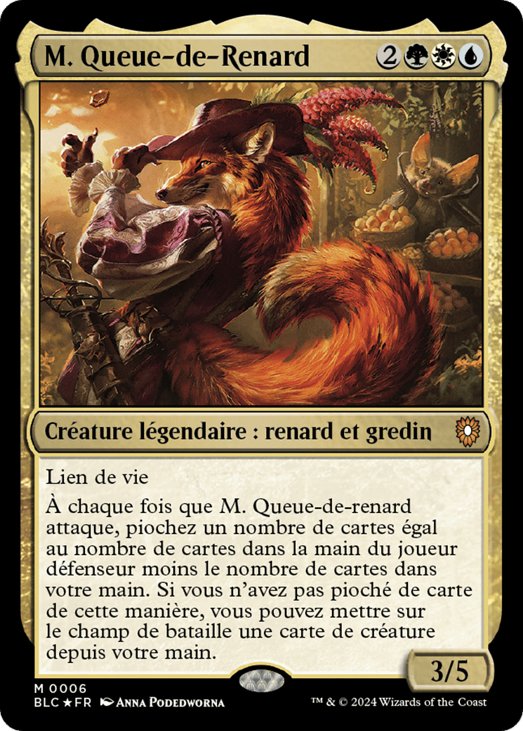 M. Queue-de-Renard — Bloomburrow Commander — Magic: The Gathering