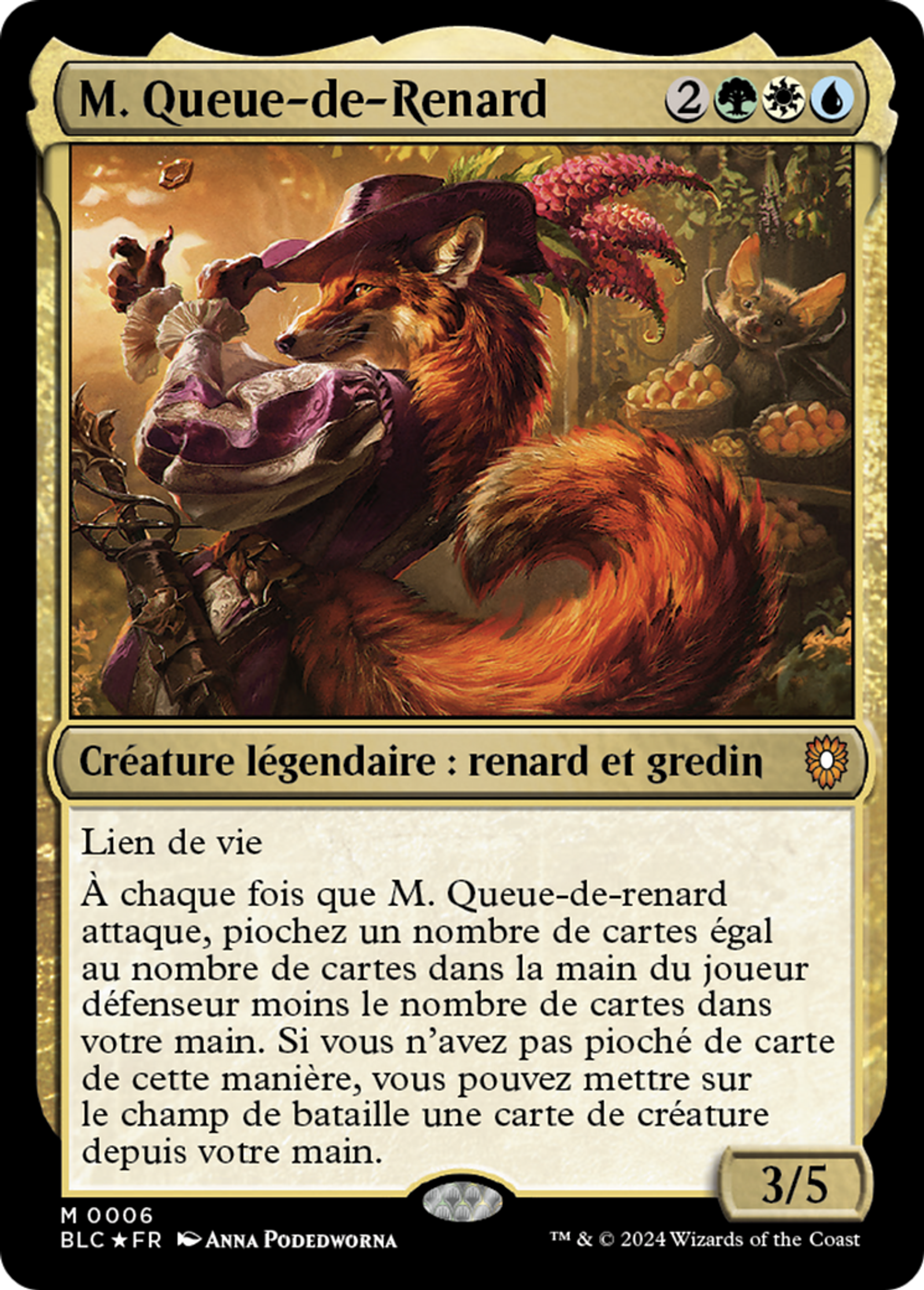 M. Queue-de-Renard — Bloomburrow Commander — Magic: The Gathering