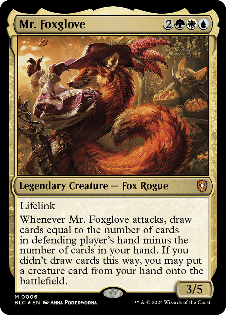 Mr. Foxglove — Bloomburrow Commander — Magic: The Gathering