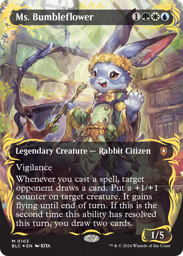 Ms. Bumbleflower — Bloomburrow Commander — Magic: The Gathering