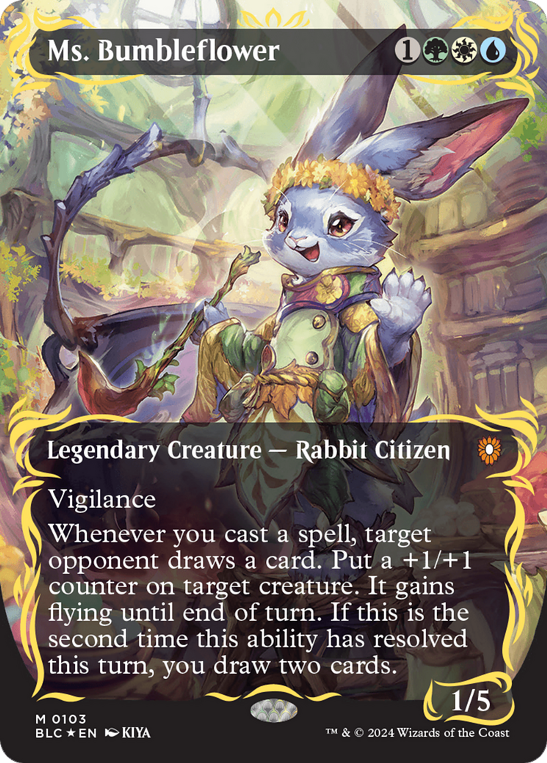 Ms. Bumbleflower — Bloomburrow Commander — Magic: The Gathering