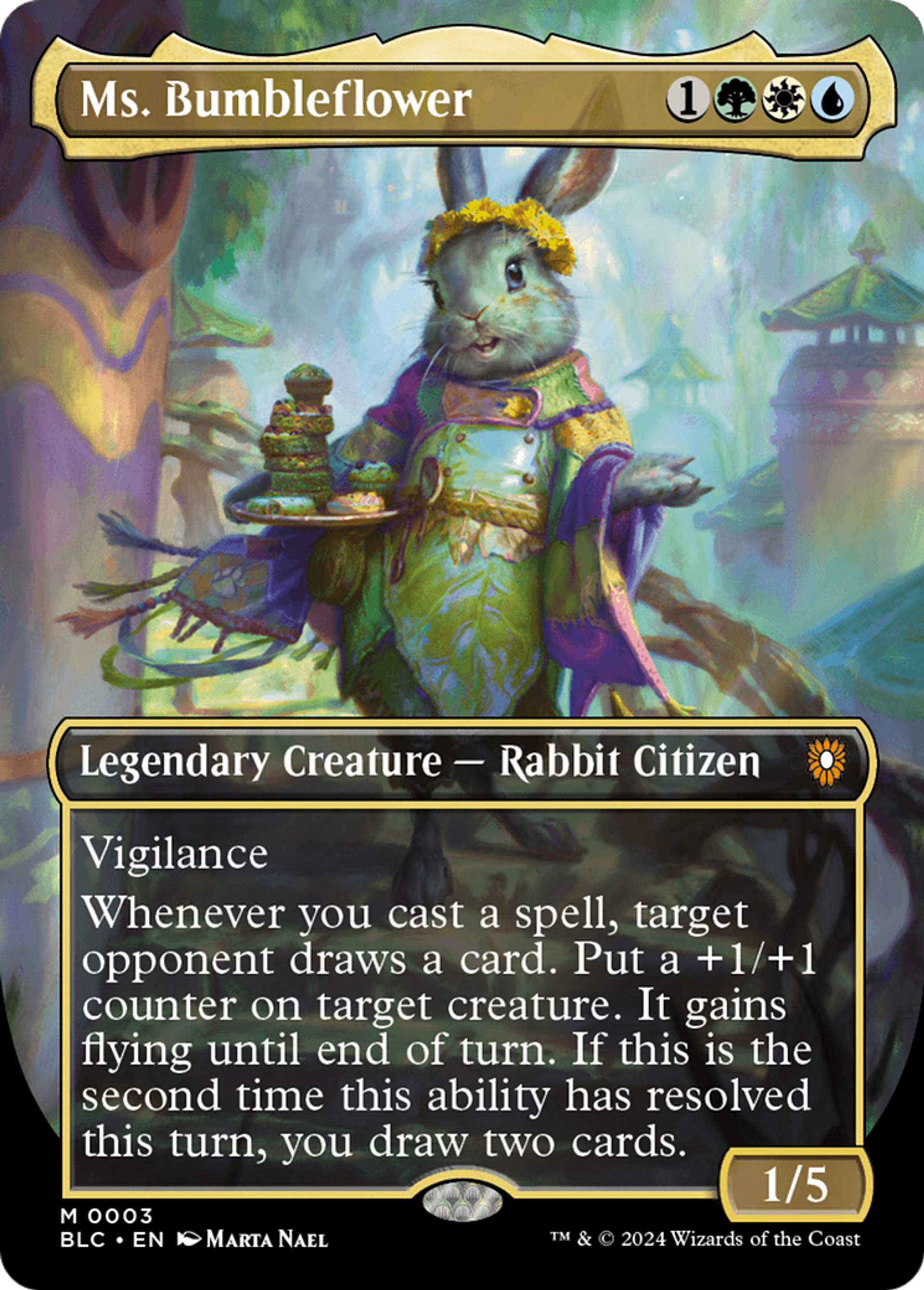 Ms. Bumbleflower — Bloomburrow Commander — Magic: The Gathering