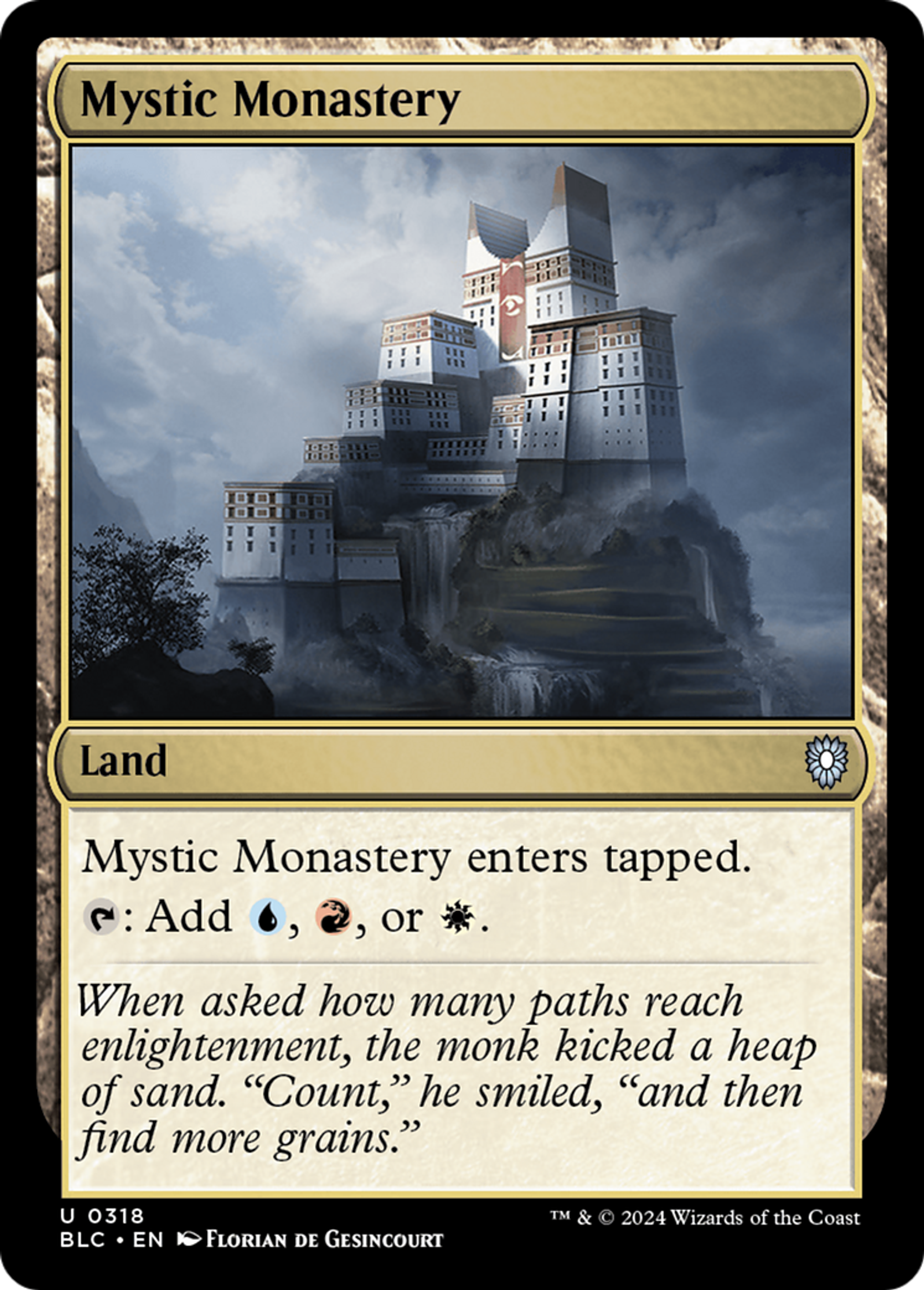 Mystic Monastery — Bloomburrow Commander — Magic: The Gathering