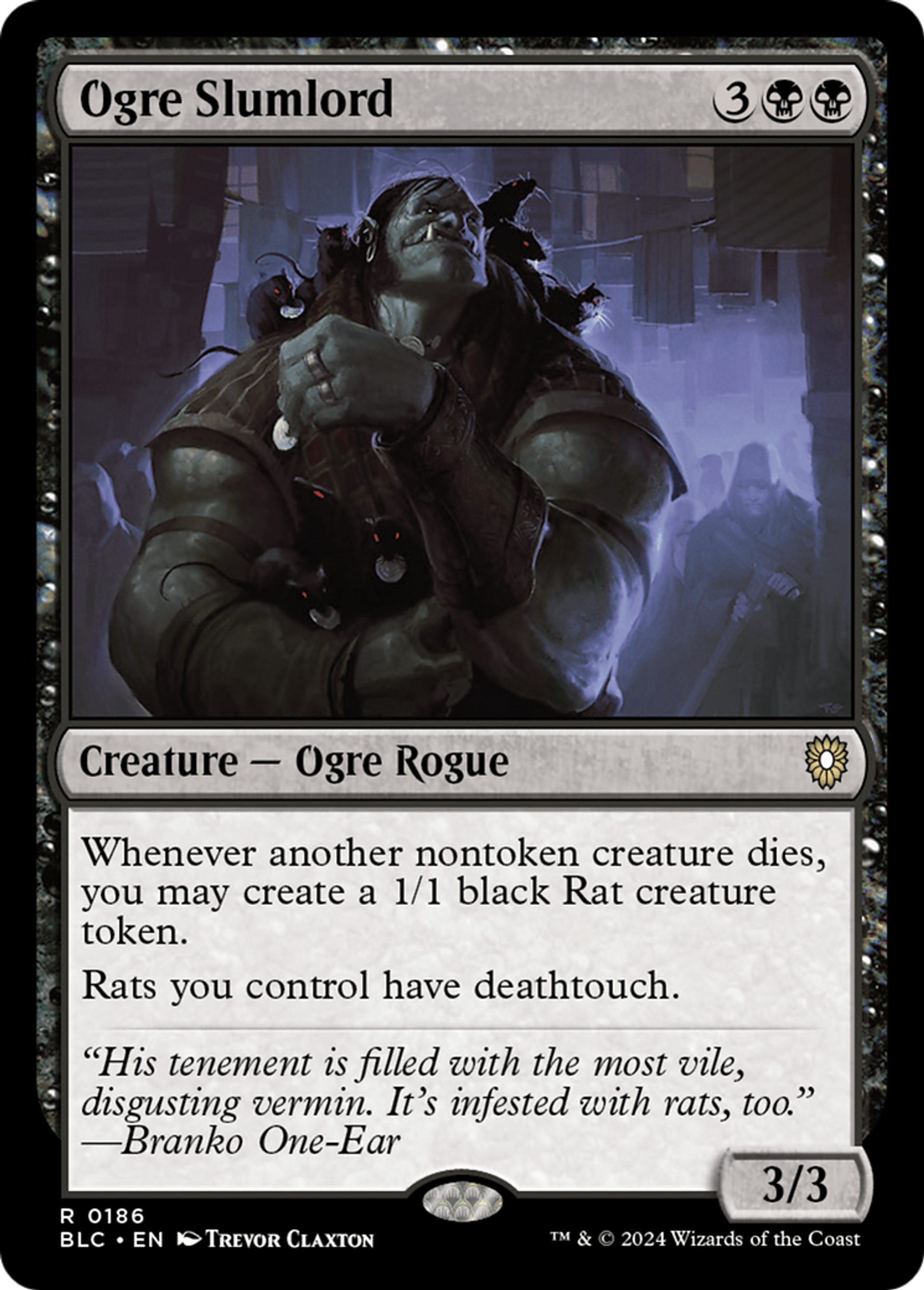 Ogre Slumlord — Bloomburrow Commander — Magic: The Gathering